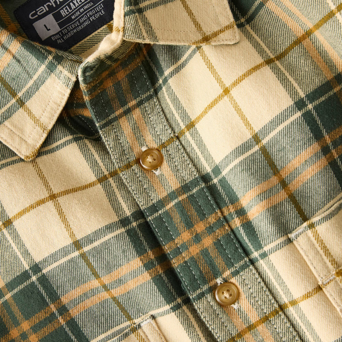 Carhartt Men&#39;s Rugged Flex™ Relaxed Fit Midweight Flannel Plaid Work Shirt - Work World - Workwear, Work Boots, Safety Gear