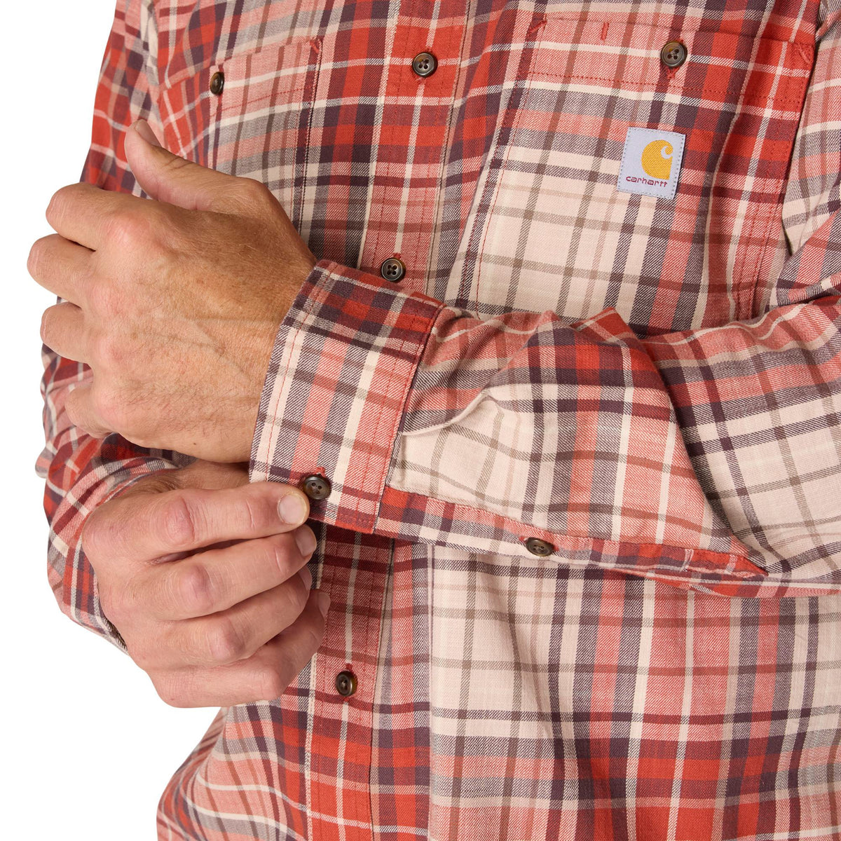 Carhartt Men's Rugged Flex® Relaxed Fit Lightweight Long Sleeve Work Shirt Work Shirts Carhartt