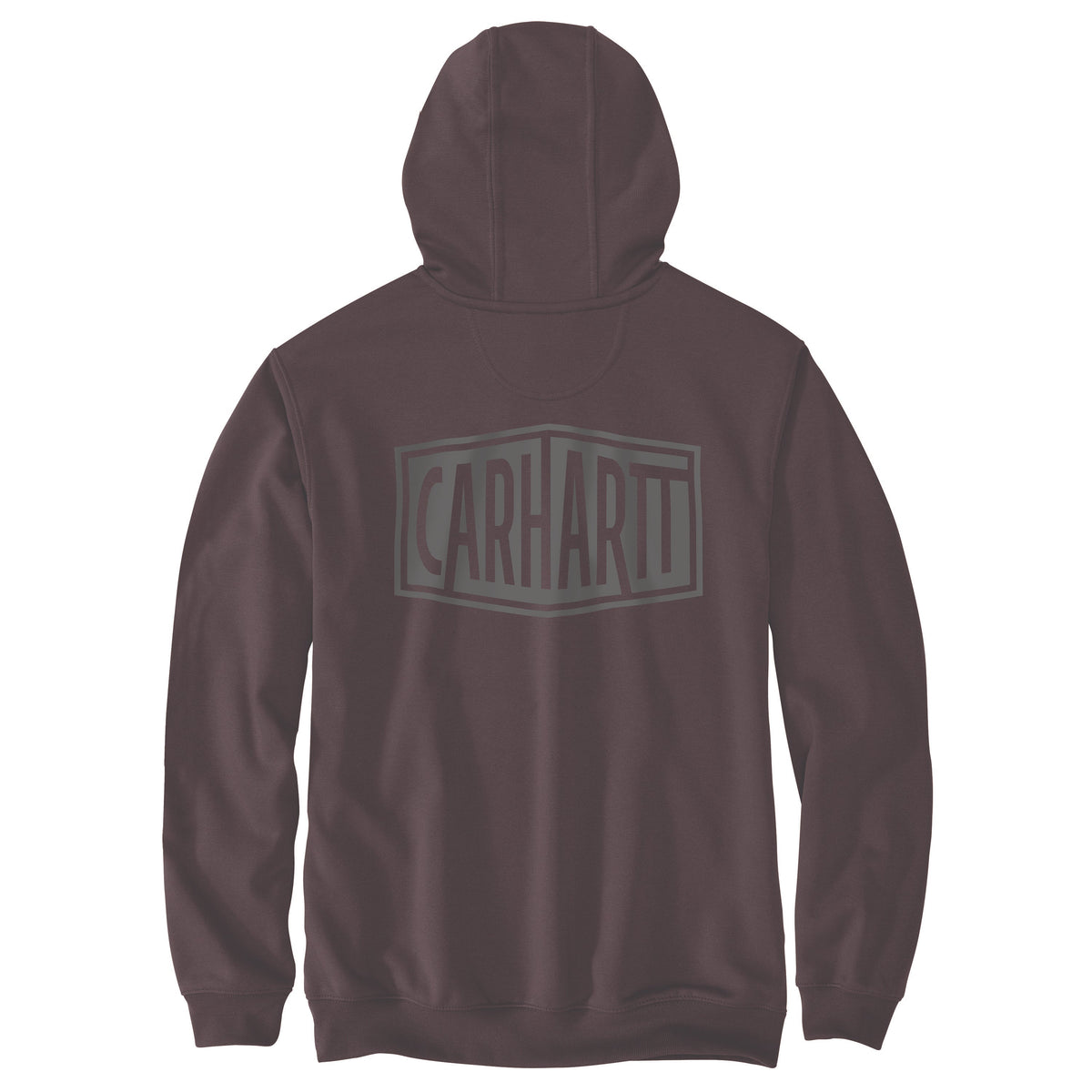 Carhartt Men's Rain Defender® Loose Fit Midweight Logo Graphic Sweatshirt Sweatshirts & Hoodies Carhartt Dark Sepia 2XL Reg