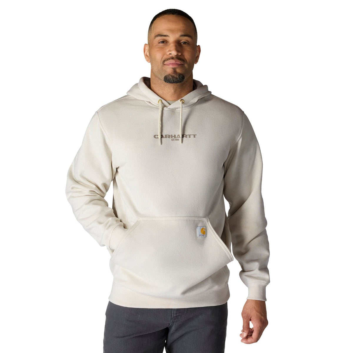 Carhartt Men's Rain Defender Loose Fit Midweight 1889 Graphic Sweatshirt Sweatshirts & Hoodies Carhartt Malt 2XL Reg