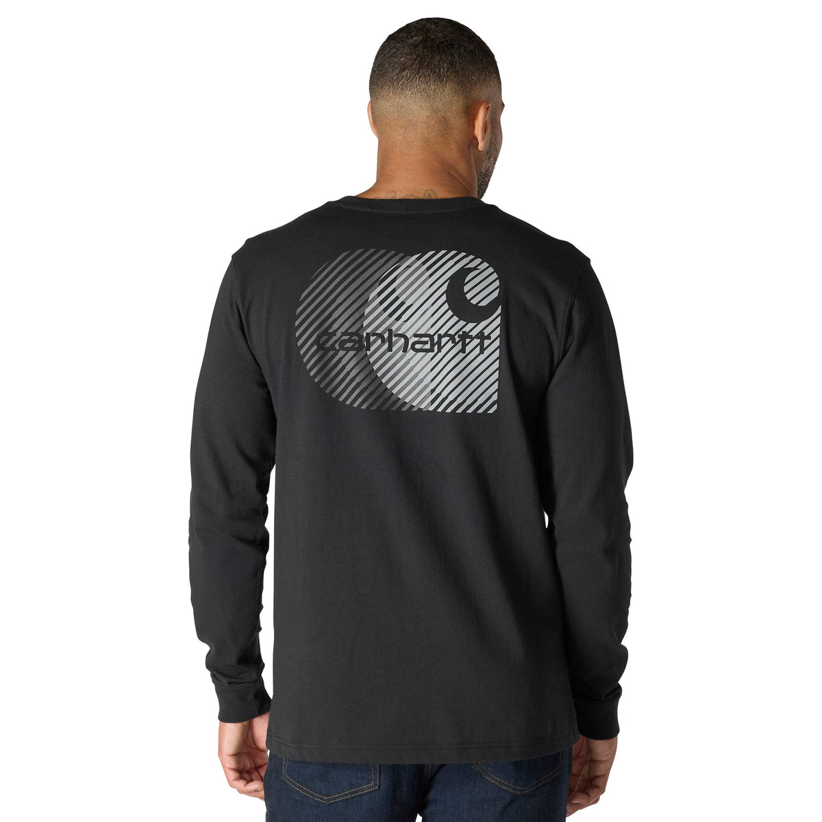 Carhartt Men's Relaxed Fit Heavyweight Pocket Long Sleeve Graphic T-Shirt Long Sleeve T-Shirts Carhartt