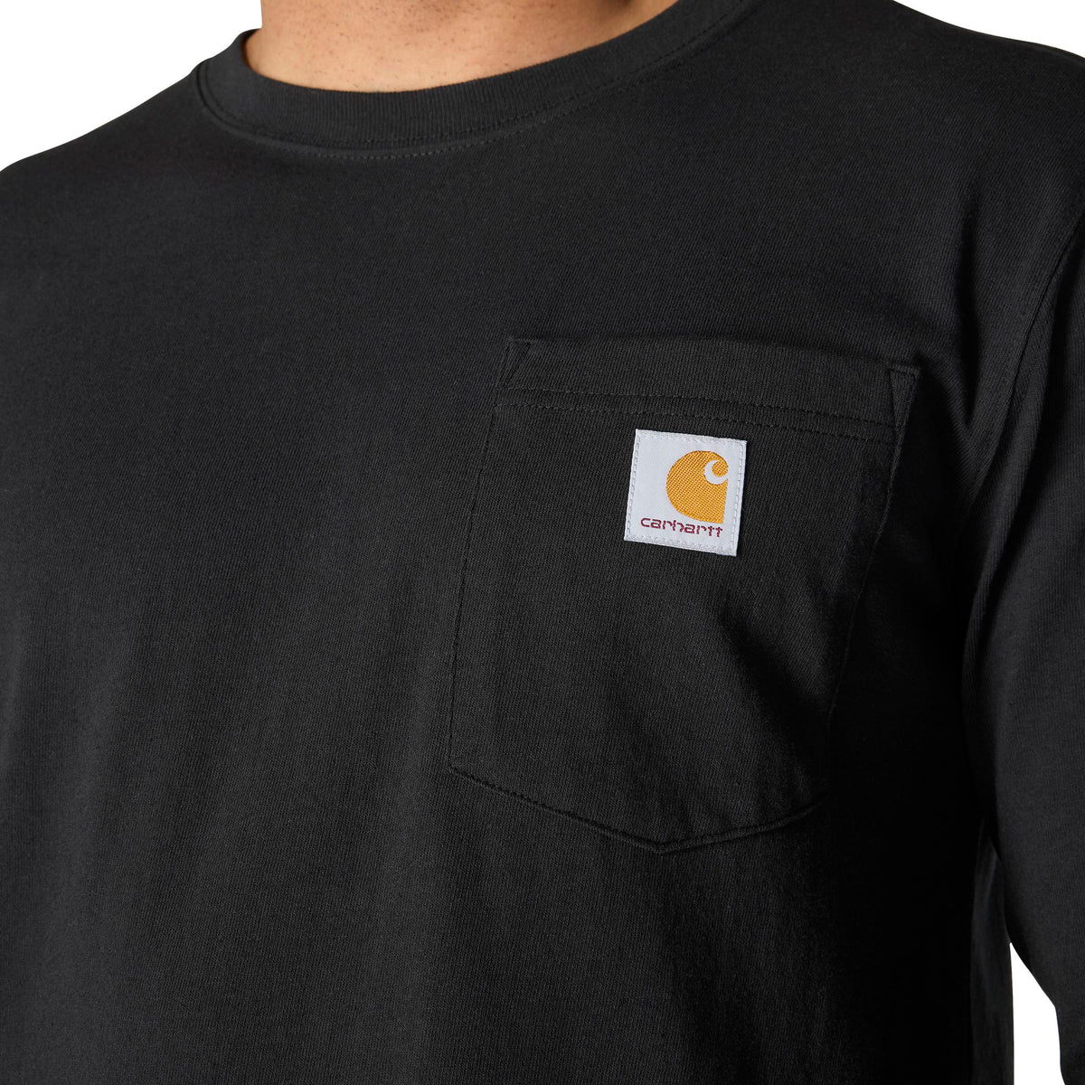 Carhartt Men's Relaxed Fit Heavyweight Pocket Long Sleeve Graphic T-Shirt Long Sleeve T-Shirts Carhartt