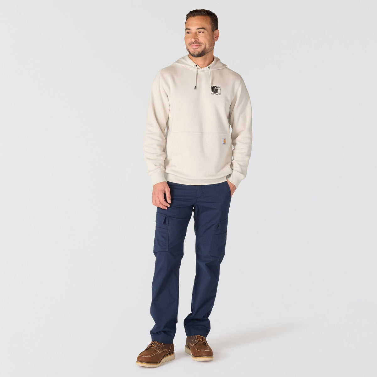 Carhartt Men's Force Relaxed Fit Logo Graphic Sweatshirt Sweatshirts & Hoodies Carhartt