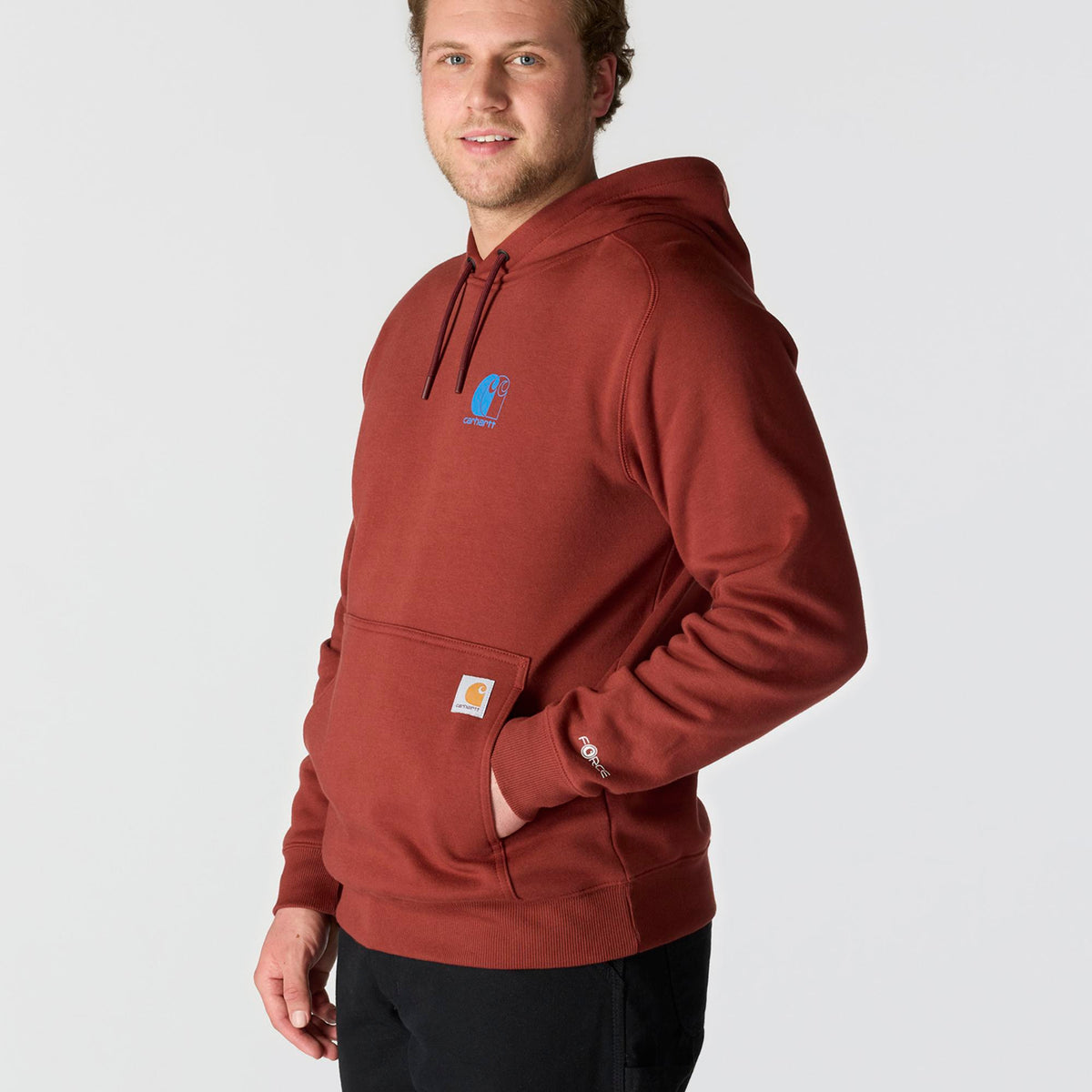 Carhartt Men's Force Relaxed Fit Logo Graphic Sweatshirt Sweatshirts & Hoodies Carhartt