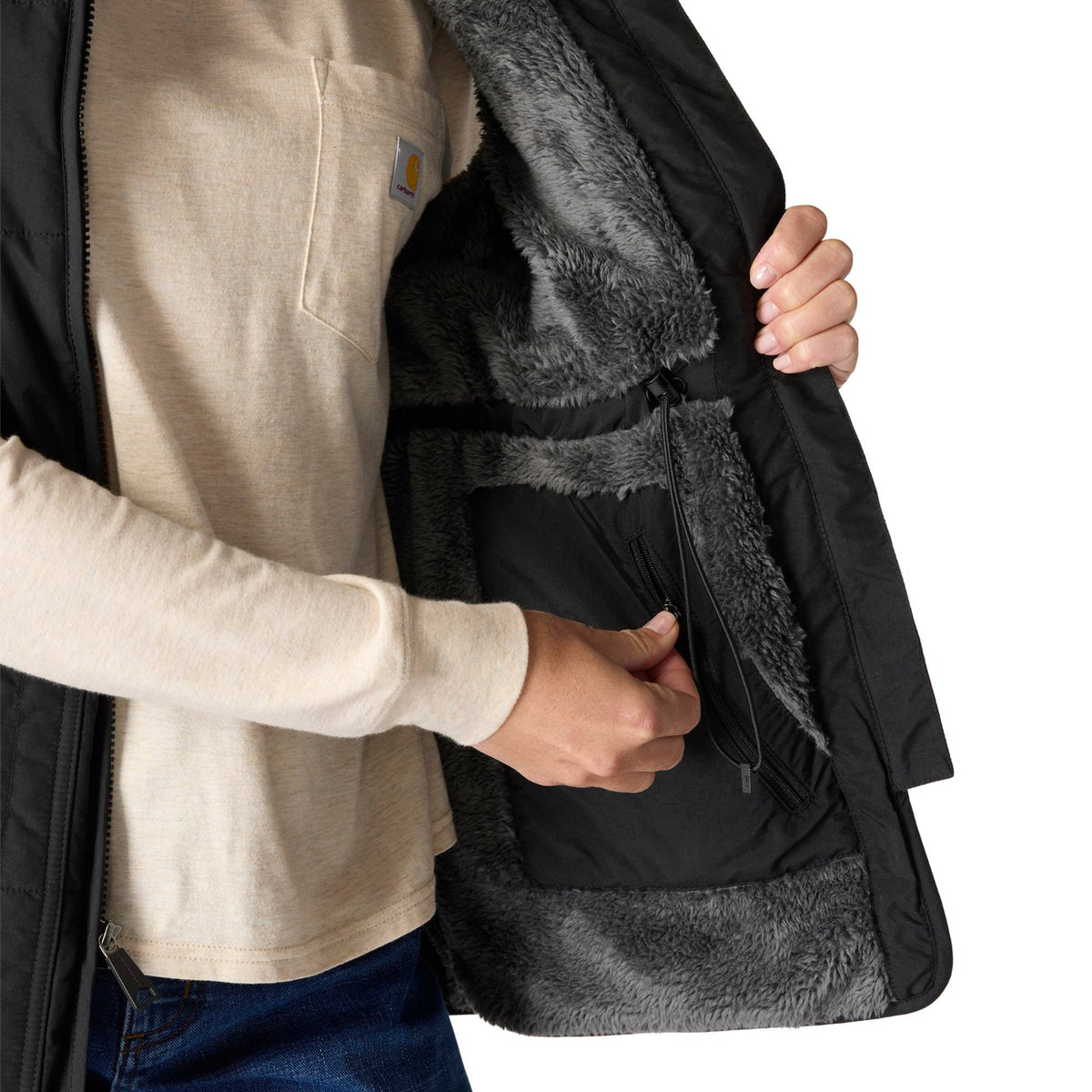 Carhartt Women's Rain Defender Mock-Neck Vest Vests Carhartt