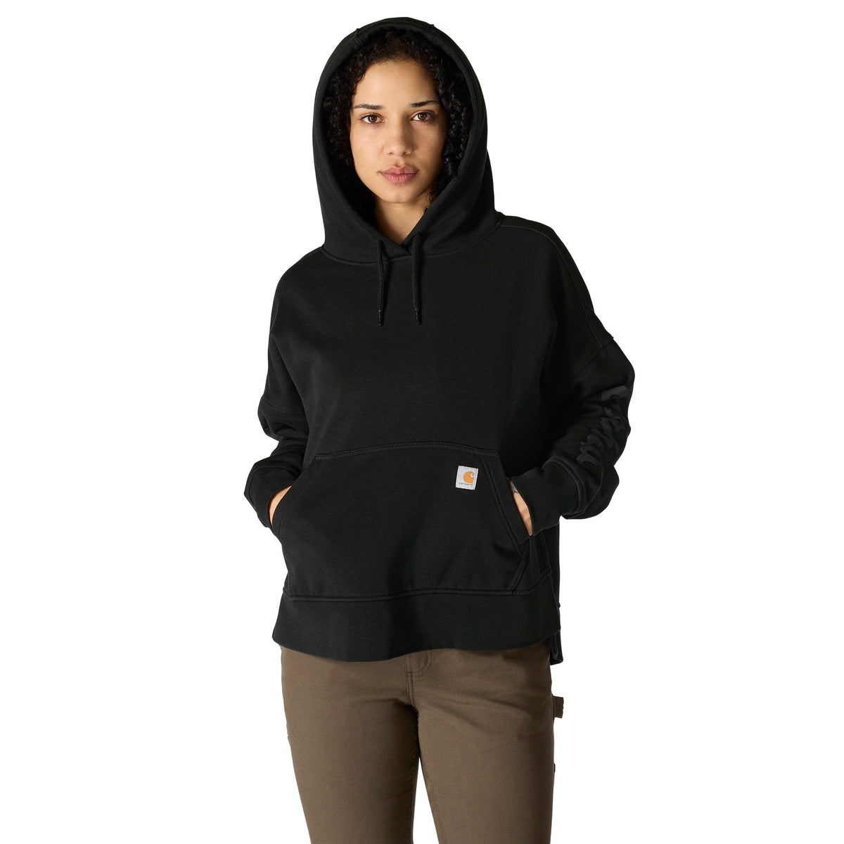 Carhartt Women's Oversized Midweight Hooded Heart Graphic Sweatshirt Sweatshirts & Hoodies Carhartt