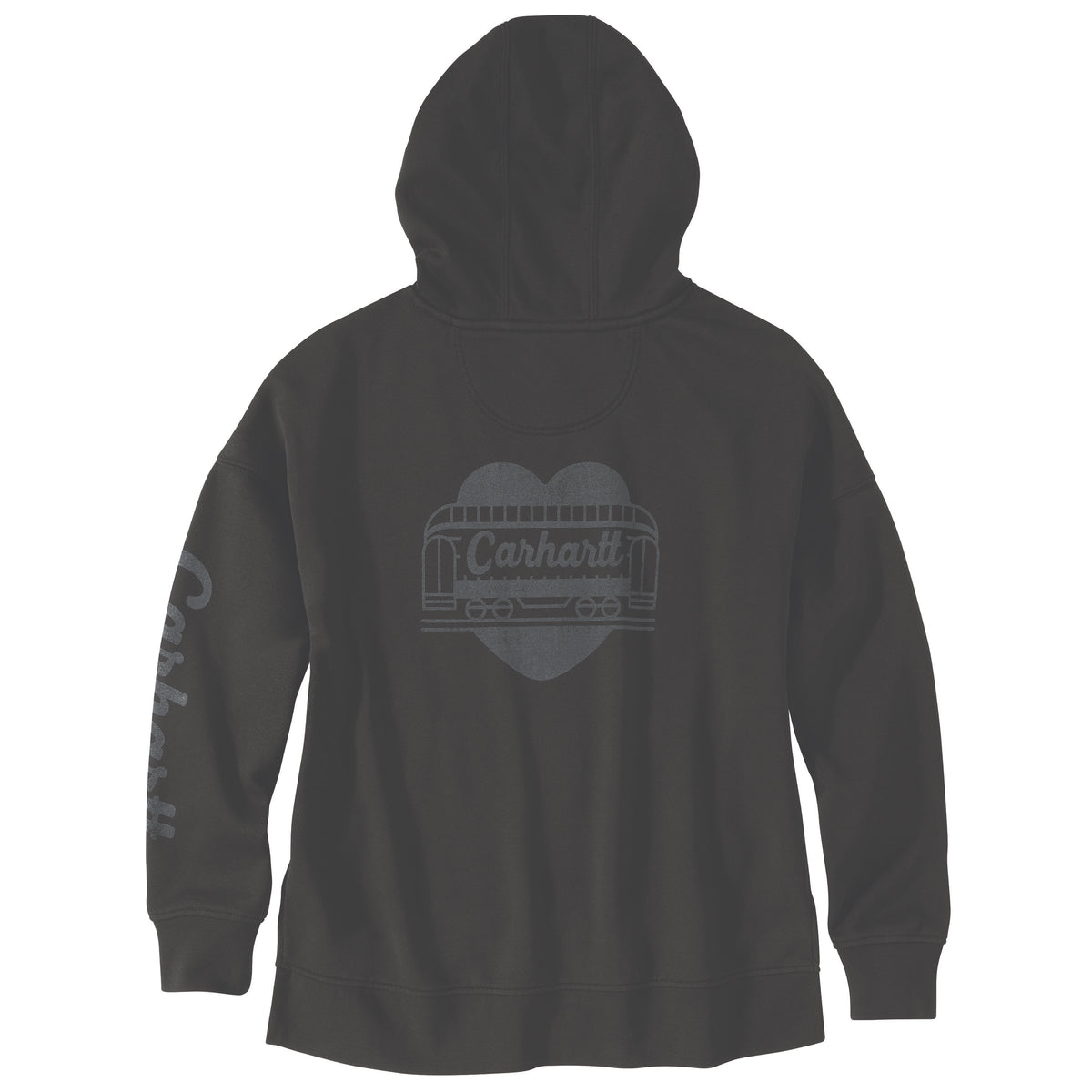 Carhartt Women's Oversized Midweight Hooded Heart Graphic Sweatshirt Sweatshirts & Hoodies Carhartt