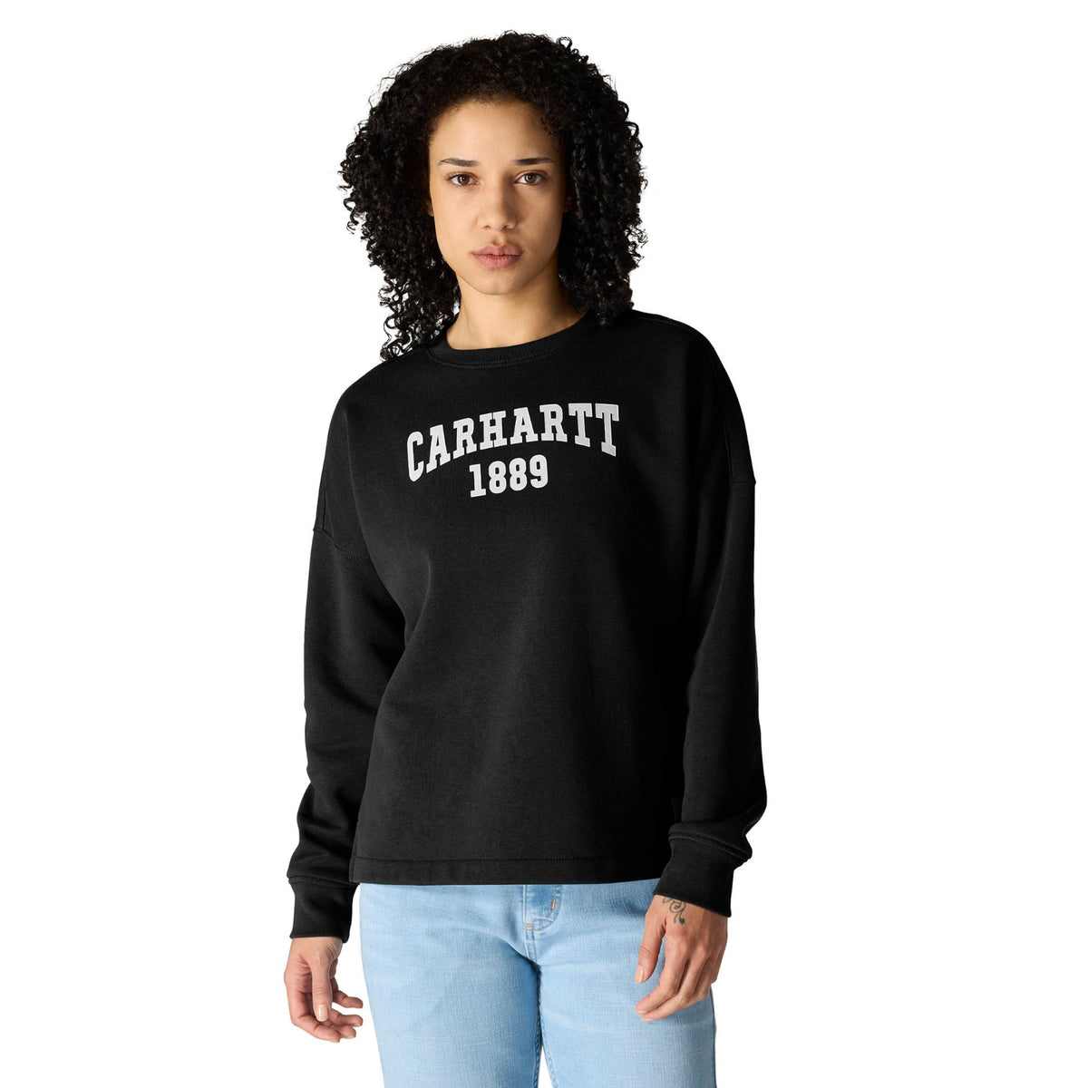 Carhartt Women's Midweight Graphic Sweatshirt Sweatshirts & Hoodies Carhartt Black 2XL Reg