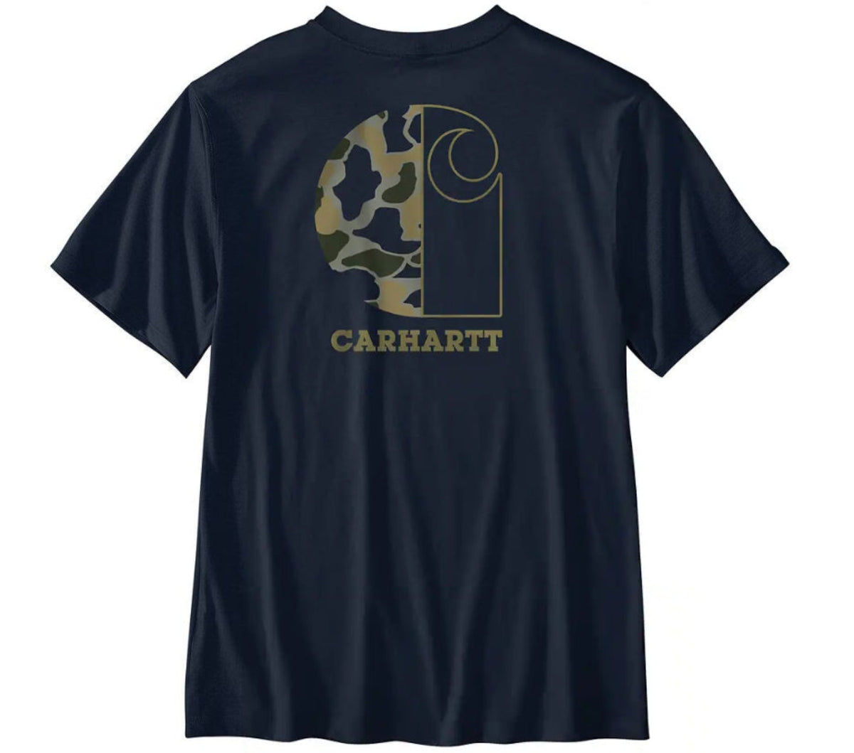 Carhartt Men&#39;s Relaxed Fit Short Sleeve Pocket Script Graphic Tee - Work World - Workwear, Work Boots, Safety Gear