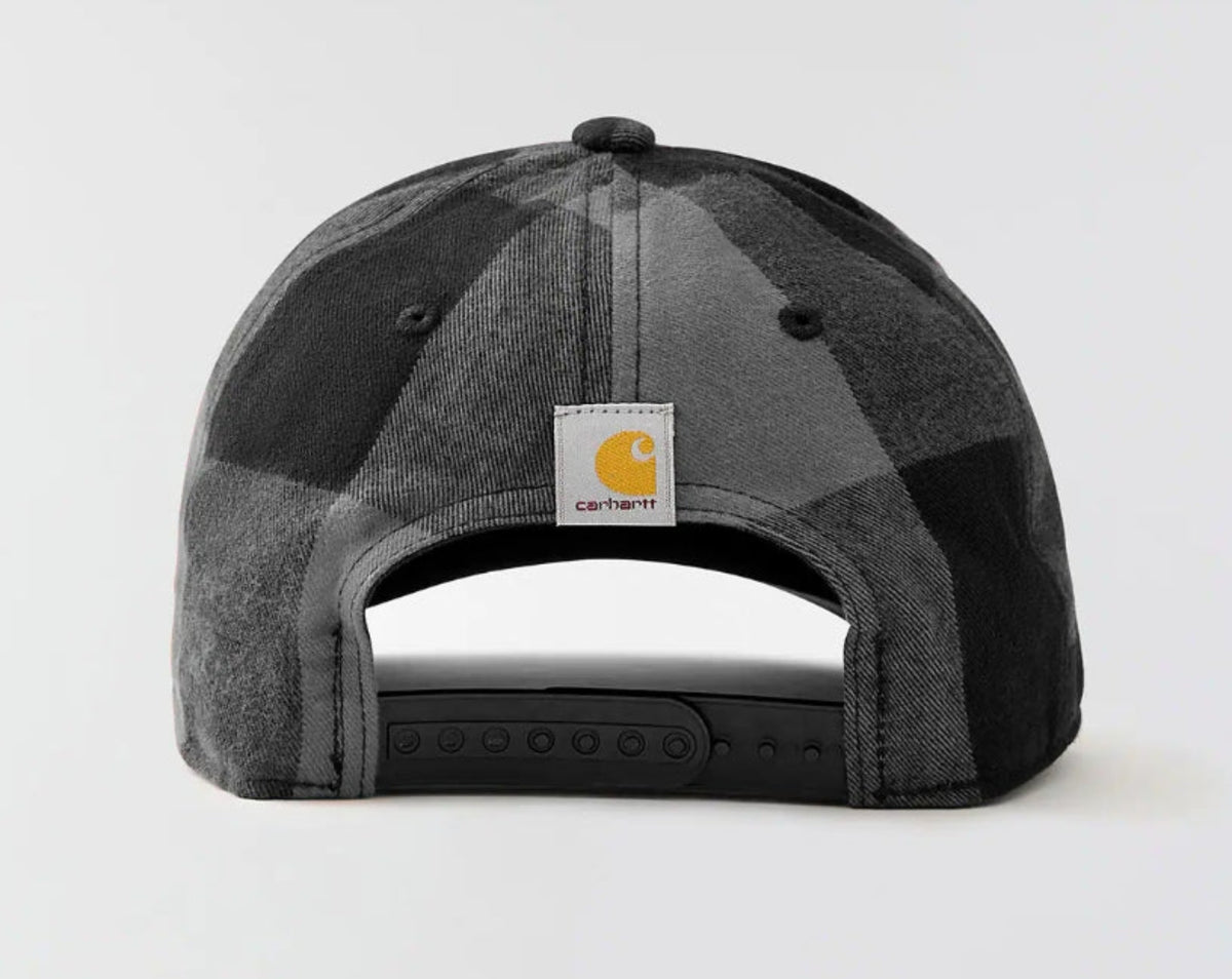 Carhartt Flannel Snapback Structured Logo Cap Hats & Caps Carhartt