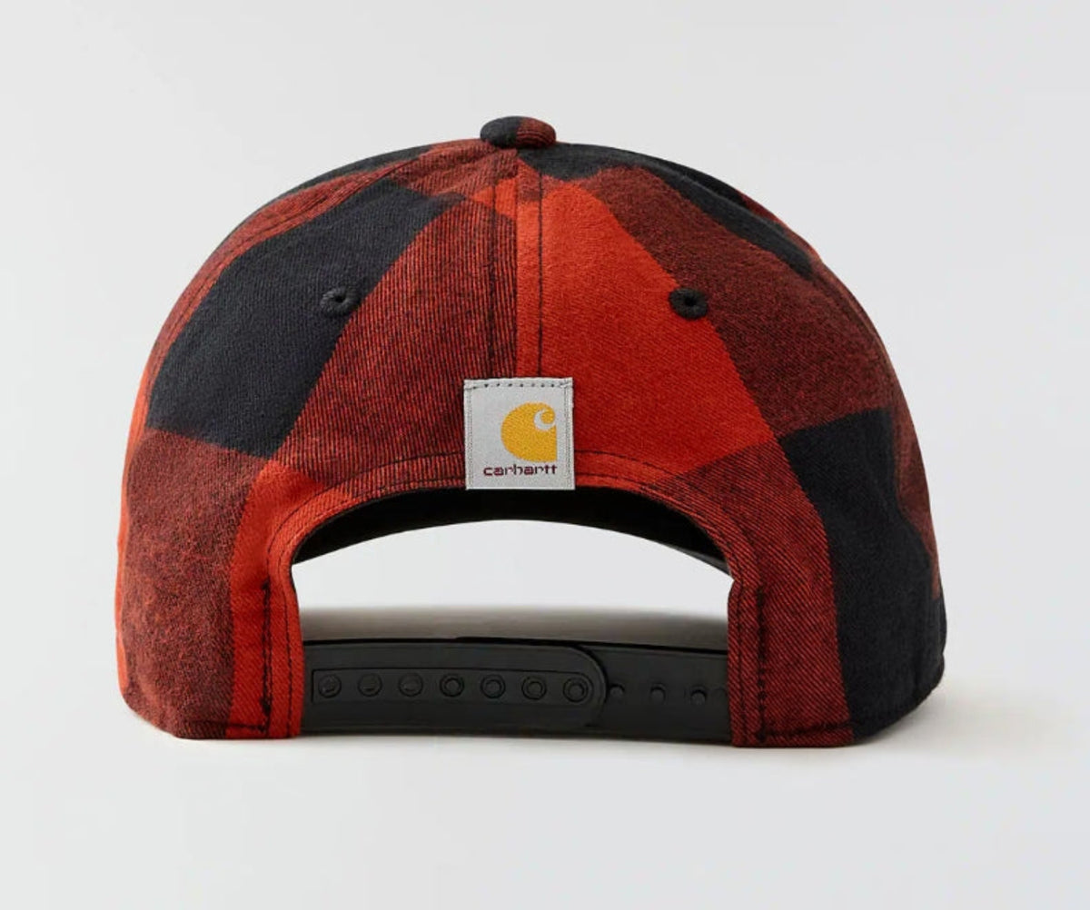 Carhartt Flannel Snapback Structured Logo Cap Hats & Caps Carhartt