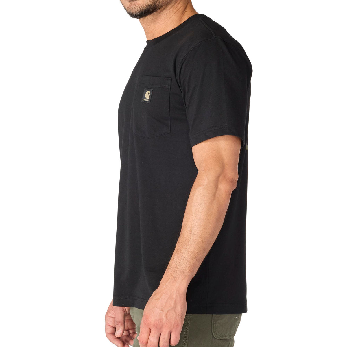 Carhartt Men's Irvine Relaxed Fit Block Camo Graphic T-Shirt T-Shirts Carhartt