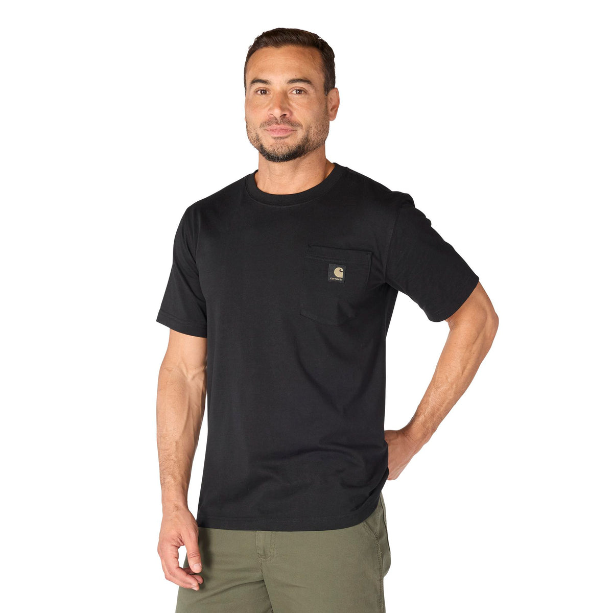 Carhartt Men's Irvine Relaxed Fit Block Camo Graphic T-Shirt T-Shirts Carhartt