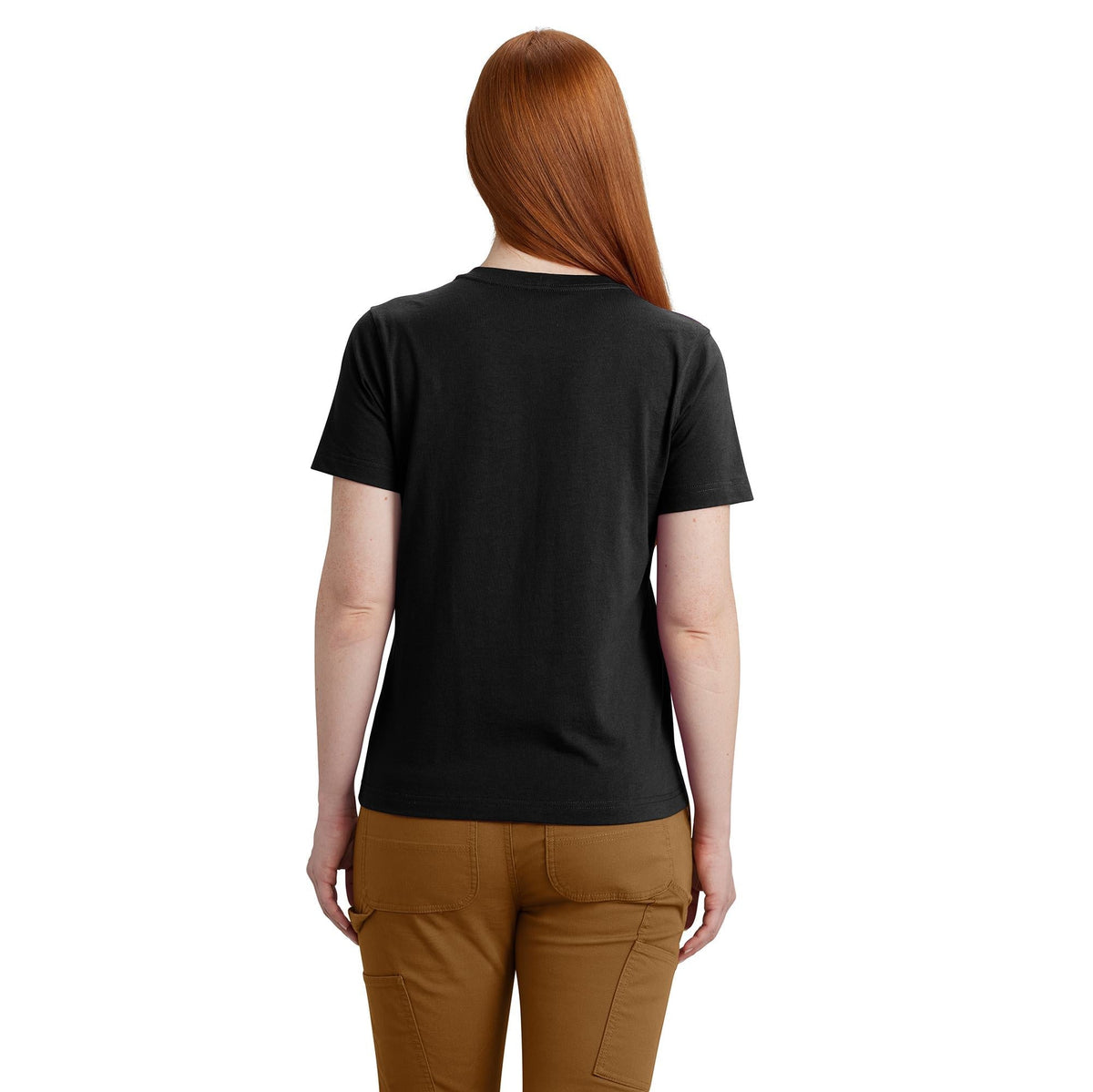 Carhartt Women's Relaxed Fit Lightweight Chest Pocket Short Sleeve T-Shirt T-Shirts Carhartt