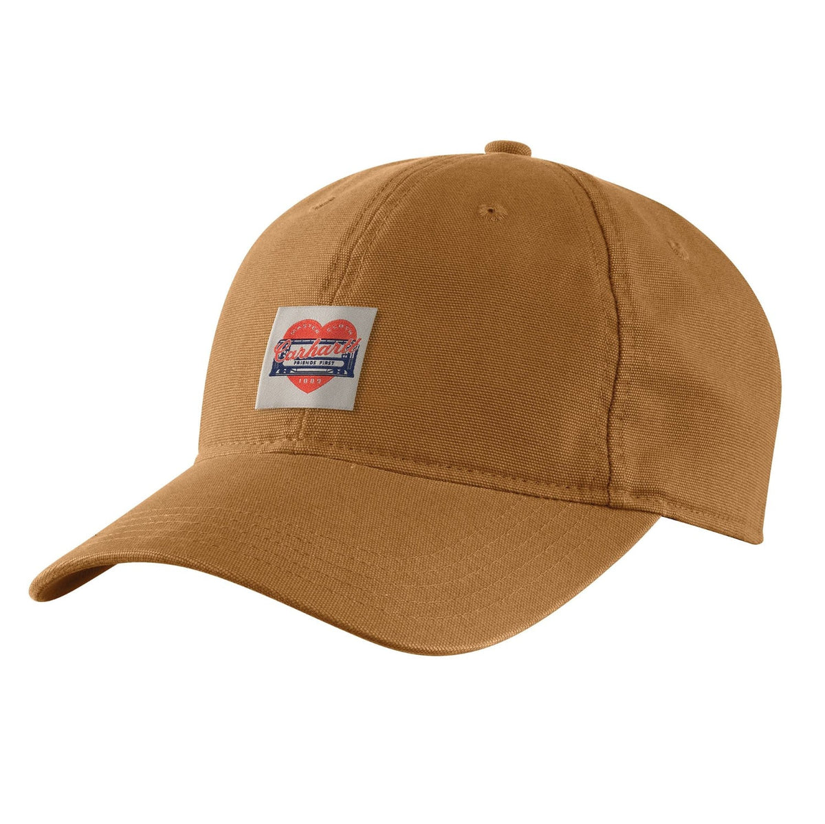Carhartt Women's Canvas Heart Patch Logo Ballcap Hats & Caps Carhartt Carhartt Brown OS