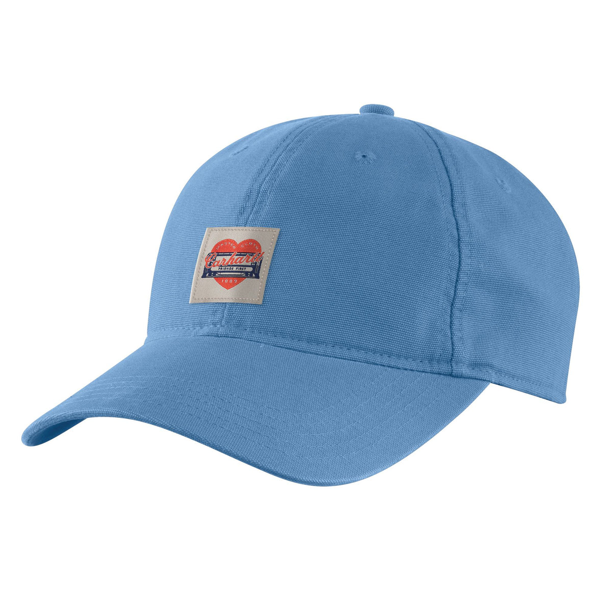 Carhartt Women's Canvas Heart Patch Logo Ballcap Hats & Caps Carhartt Workwear Blue OS