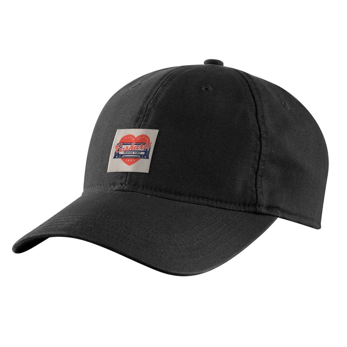 Carhartt Women's Canvas Heart Patch Logo Ballcap Hats & Caps Carhartt Black OS