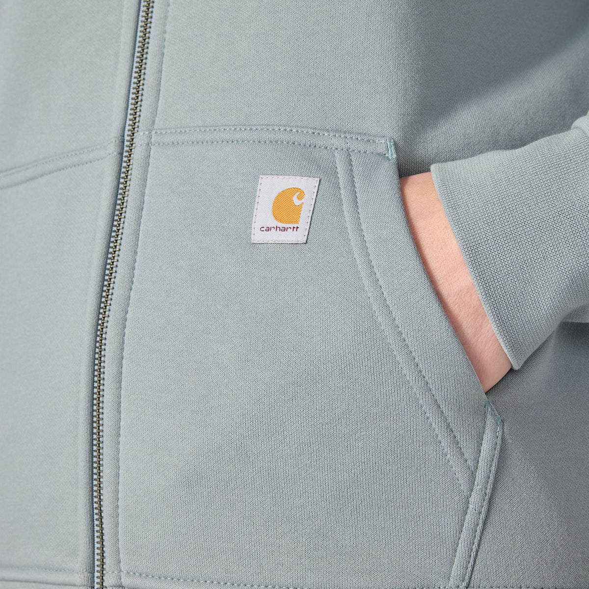 Carhartt Women's Marquette Heart Graphic Relaxed Fit Zip Hoodie