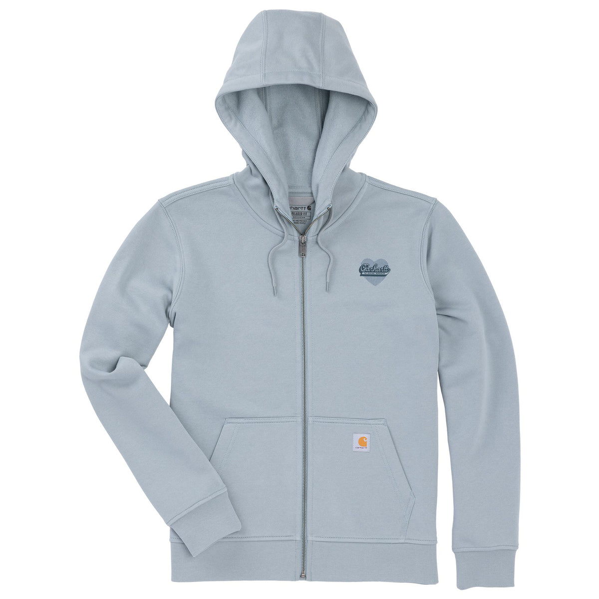Carhartt Women's Marquette Heart Graphic Relaxed Fit Zip Hoodie