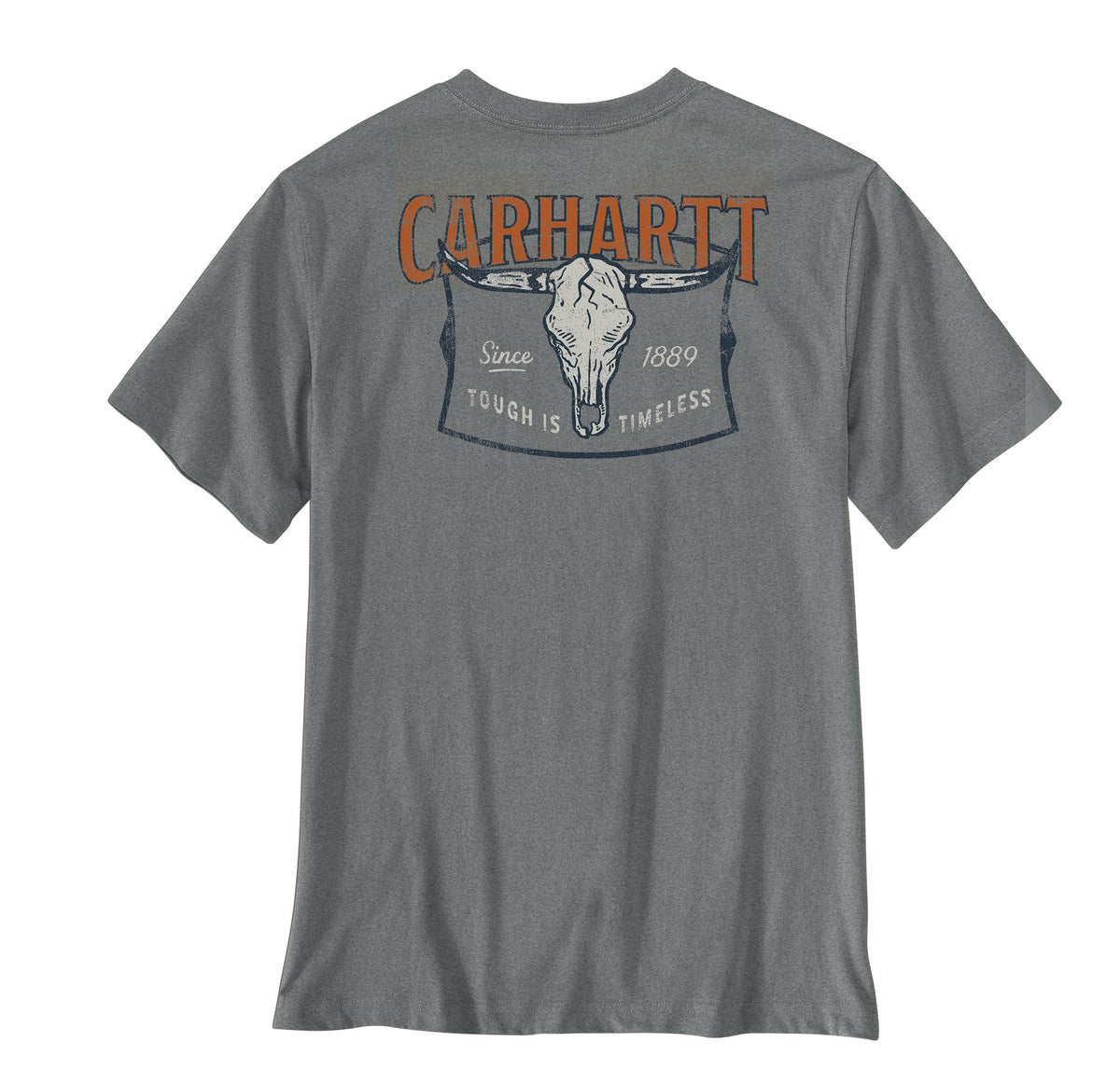 Carhartt Men's Irvine Tough Skull Graphic Relaxed Fit Pocket Short Sleeve T-Shirt