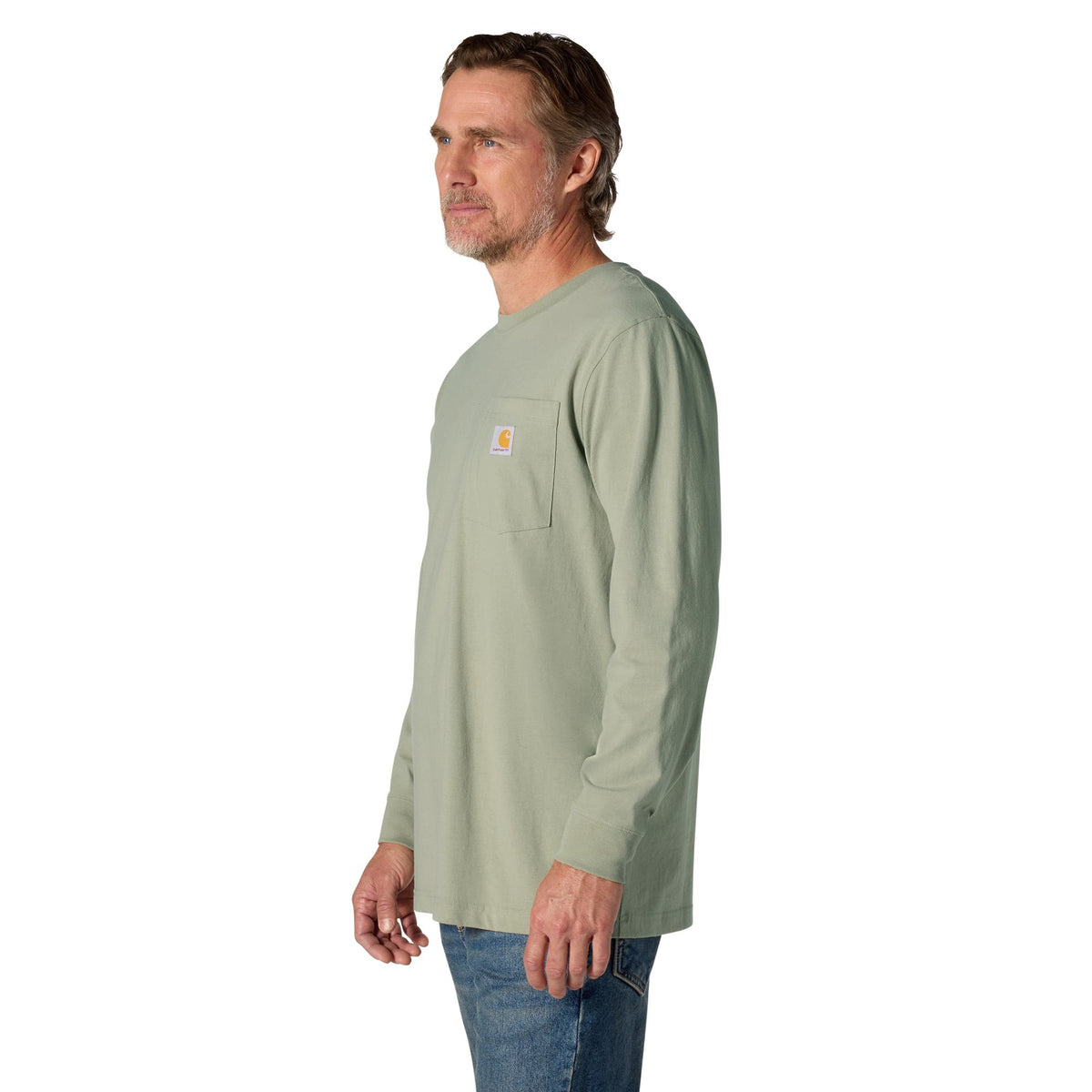 Carhartt Men's Irvine Tough C Graphic Relaxed Fit Pocket Long Sleeve T-Shirt