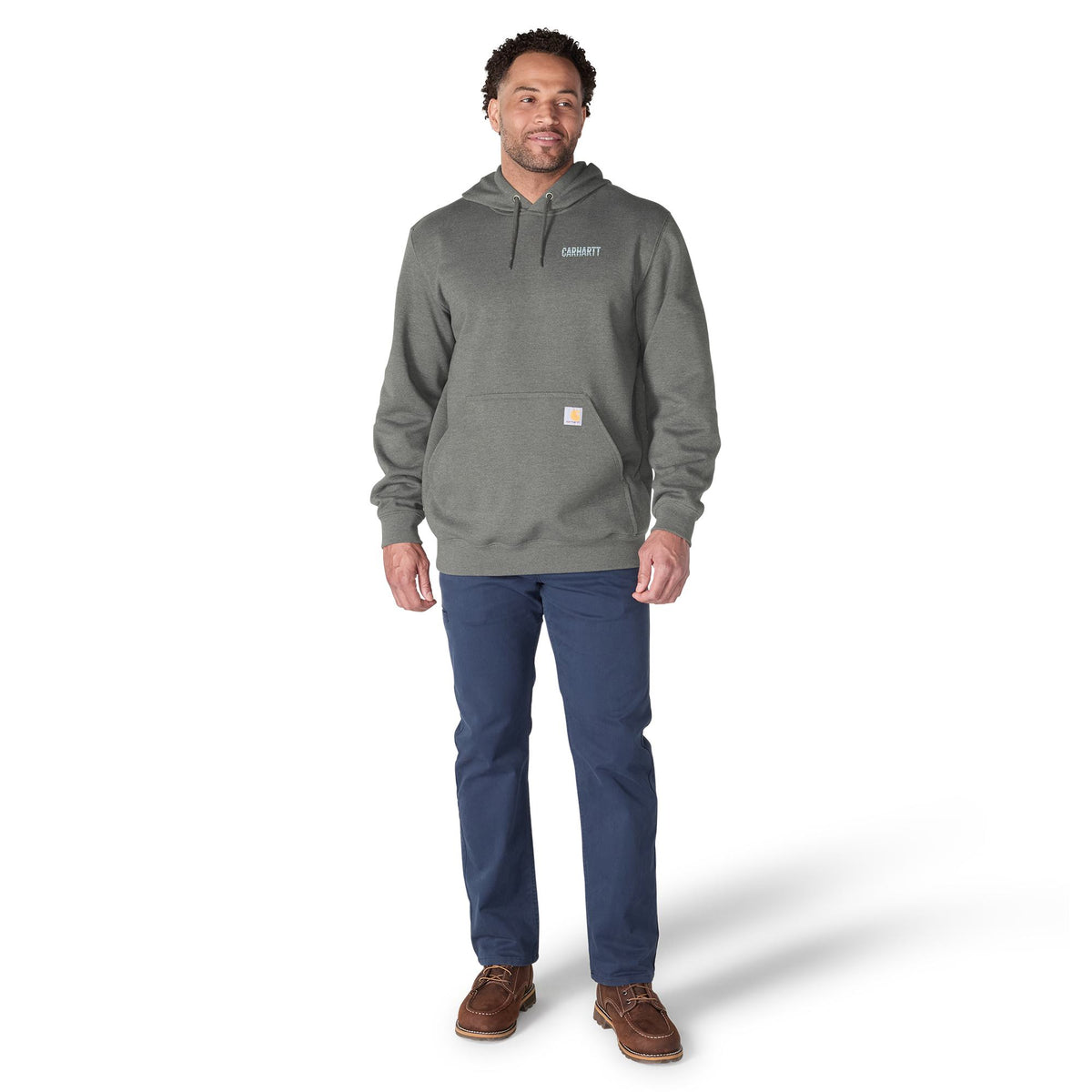 Carhartt Men's Paxton Logo Graphic Loose Fit Hoodie Sweatshirts & Hoodies Carhartt