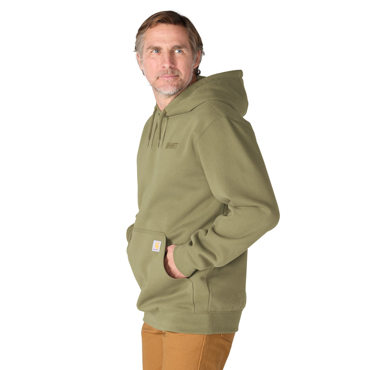 Carhartt Men's Paxton Logo Graphic Loose Fit Hoodie Sweatshirts & Hoodies Carhartt