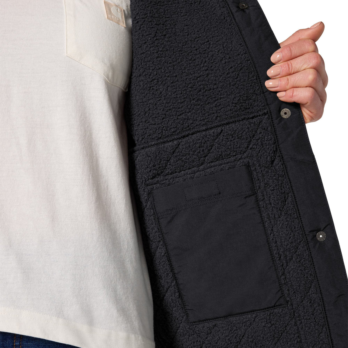 Carhartt Women's Highland Loose Fit Snap-Up Hooded Shirt Jac