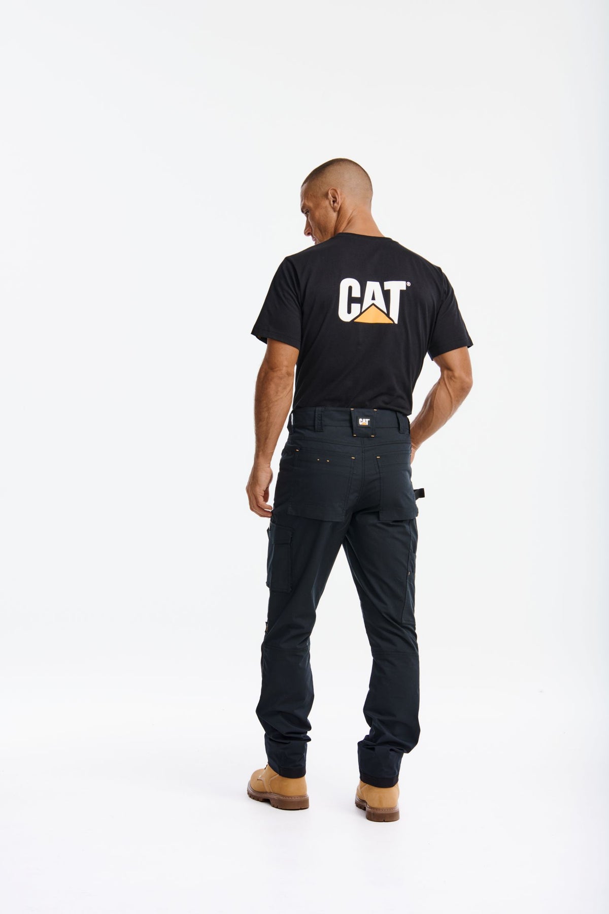 CAT Men's Nexus Knee Pocket Stretch Trouser Pants CAT