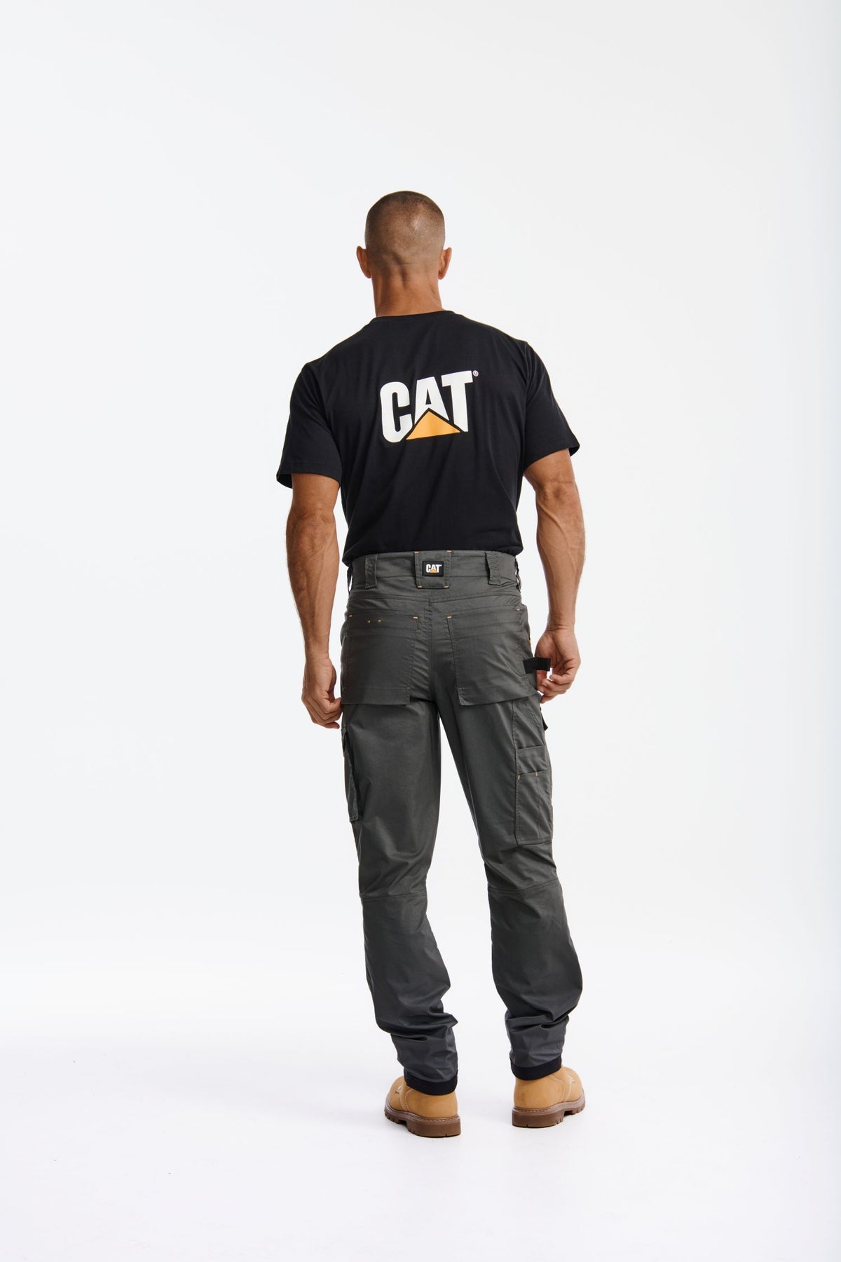 CAT Men's Nexus Knee Pocket Stretch Trouser Pants CAT