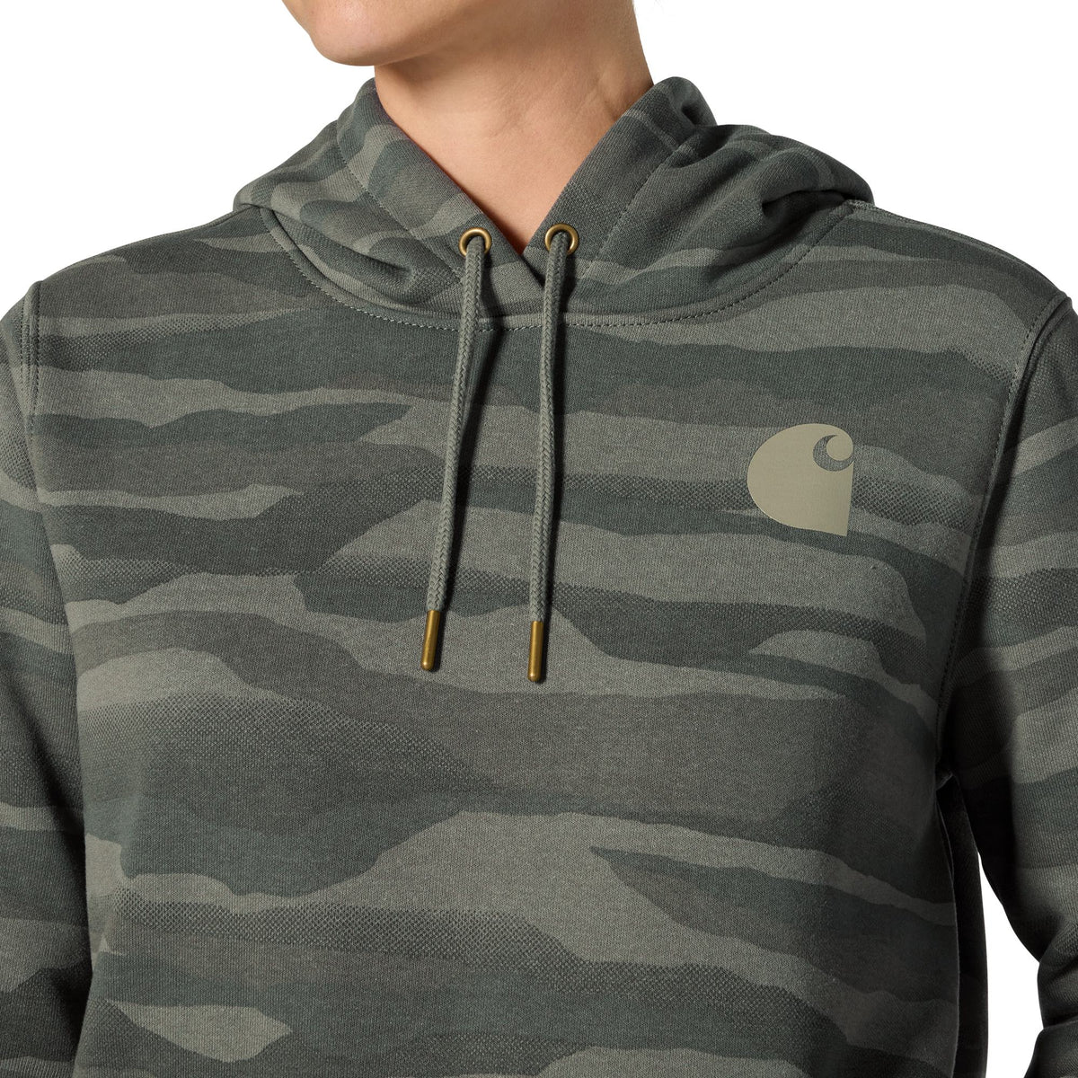 Carhartt Women's Marquette Landscape Camo Relaxed Fit Hoodie