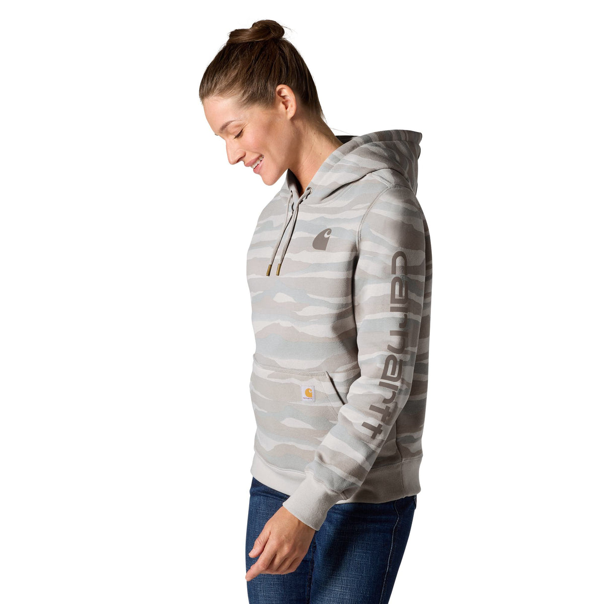 Carhartt Women's Marquette Landscape Camo Relaxed Fit Hoodie