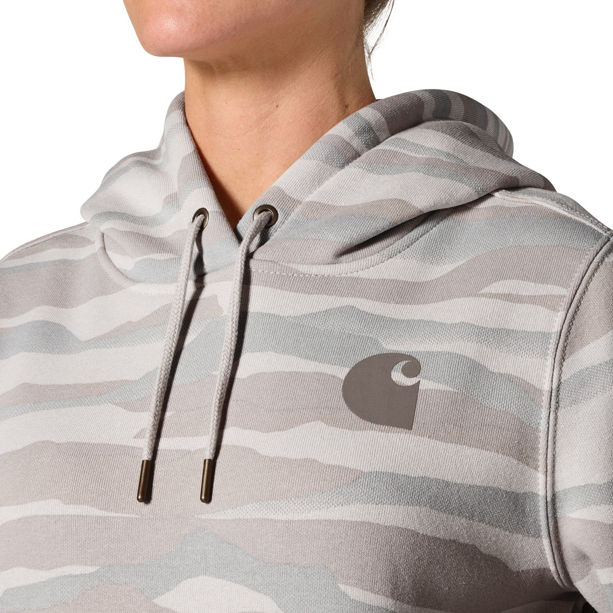 Carhartt Women's Marquette Landscape Camo Relaxed Fit Hoodie Sweatshirts & Hoodies Carhartt