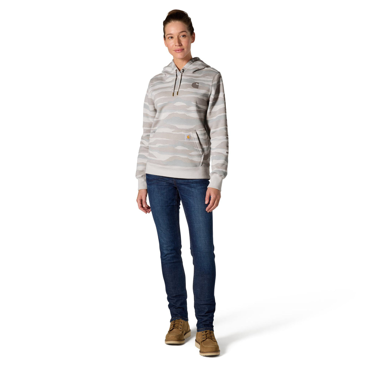 Carhartt Women's Marquette Landscape Camo Relaxed Fit Hoodie