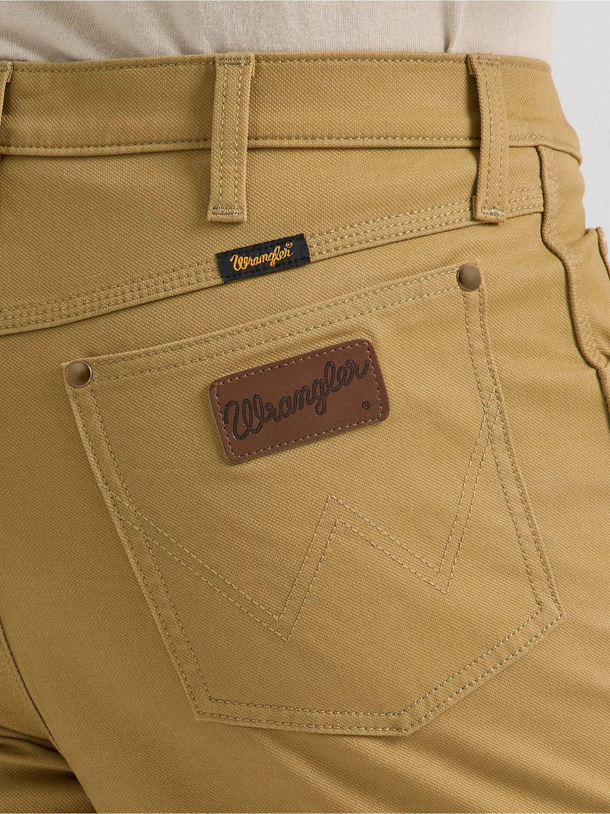 Wrangler Men's Tough Comfort Cowboy Cut® Regular Fit Canvas Jean Pants Wrangler