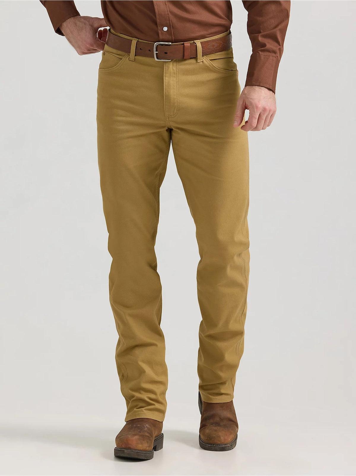 Wrangler Men's Tough Comfort Cowboy Cut® Regular Fit Canvas Jean Pants Wrangler