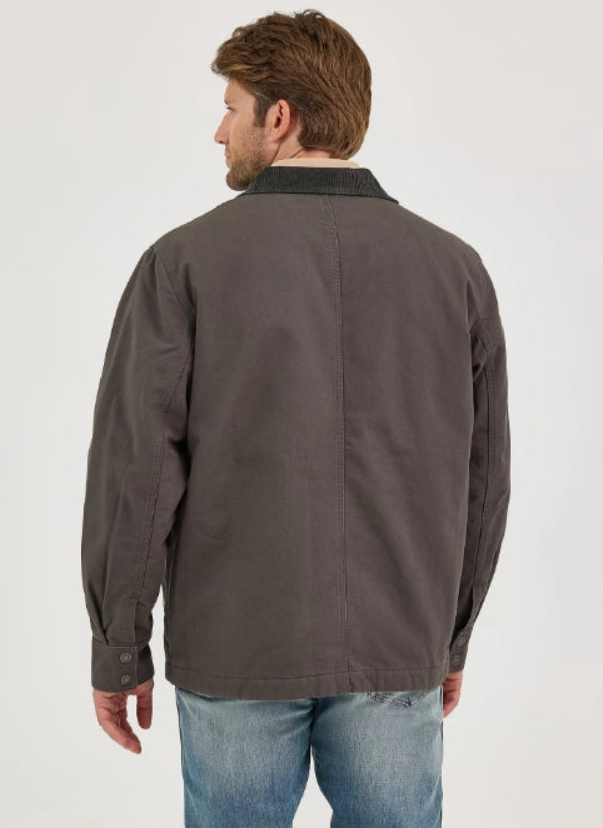 Wrangler Men&#39;s Quilted Flannel Lined Zip-Up Barn Coat - Work World - Workwear, Work Boots, Safety Gear