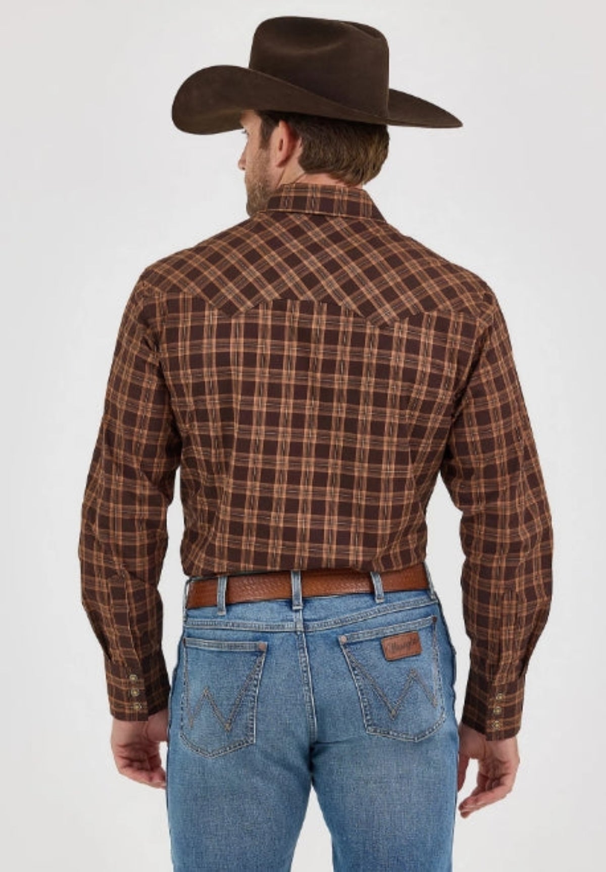 Wrangler Men&#39;s Retro® Cotton Snap-Front Long Sleeve Work Shirt - Work World - Workwear, Work Boots, Safety Gear