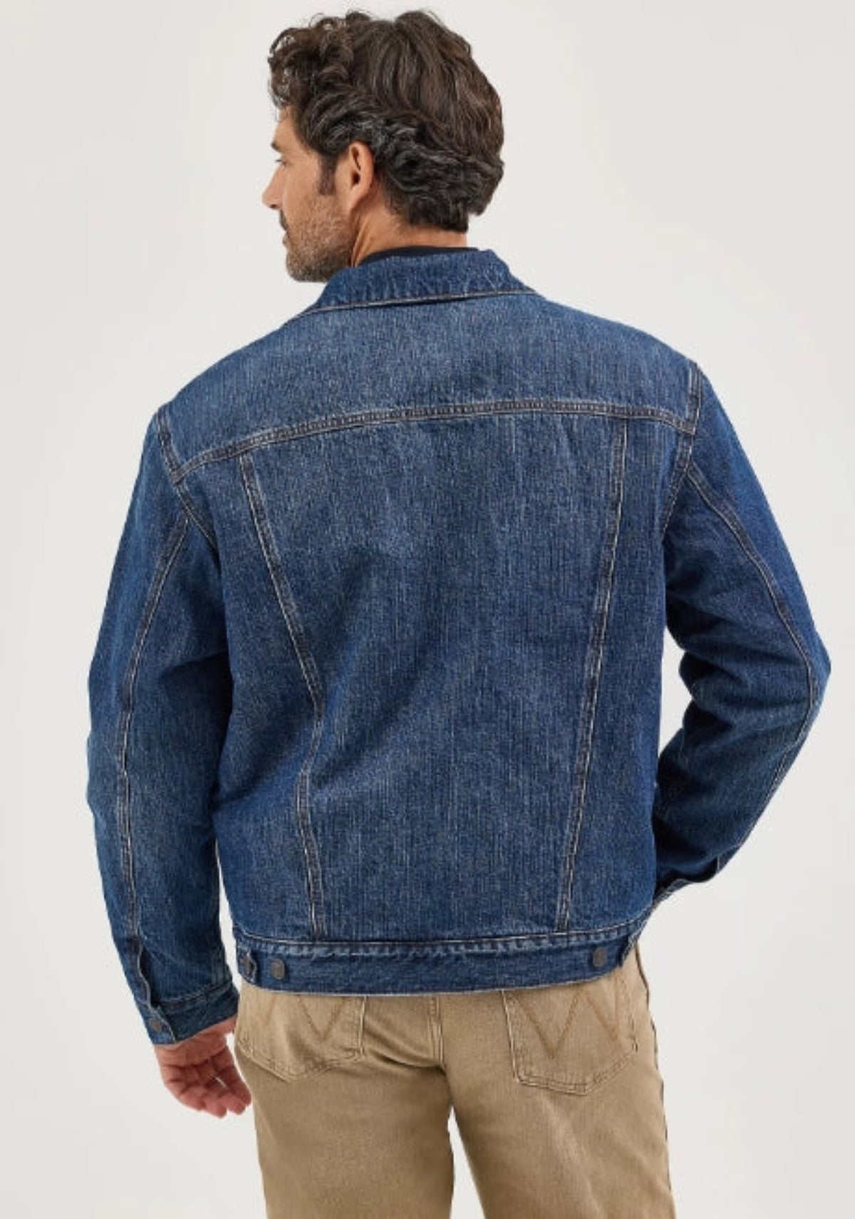 Wrangler Men&#39;s Retro® Sherpa Lined Button Denim Jacket - Work World - Workwear, Work Boots, Safety Gear