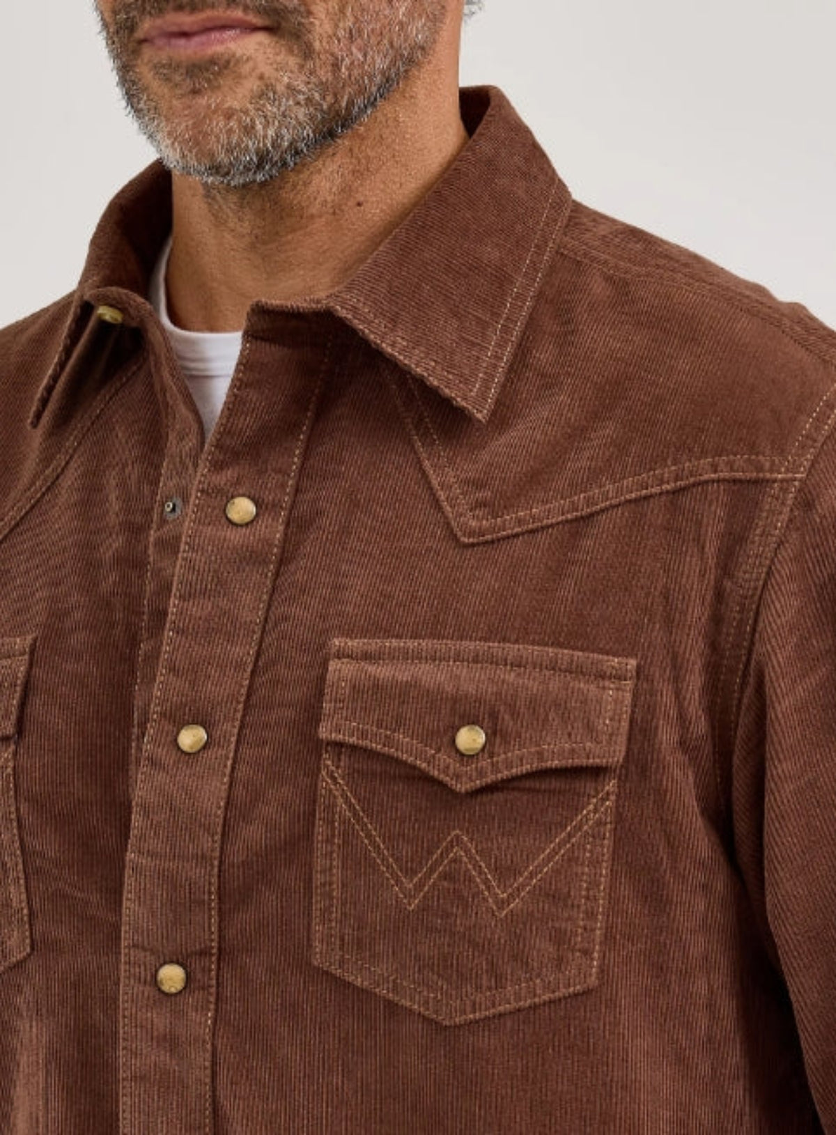 Wrangler Men&#39;s Retro® Premium Corduroy Button-Up Long Sleeve Work Shirt - Work World - Workwear, Work Boots, Safety Gear