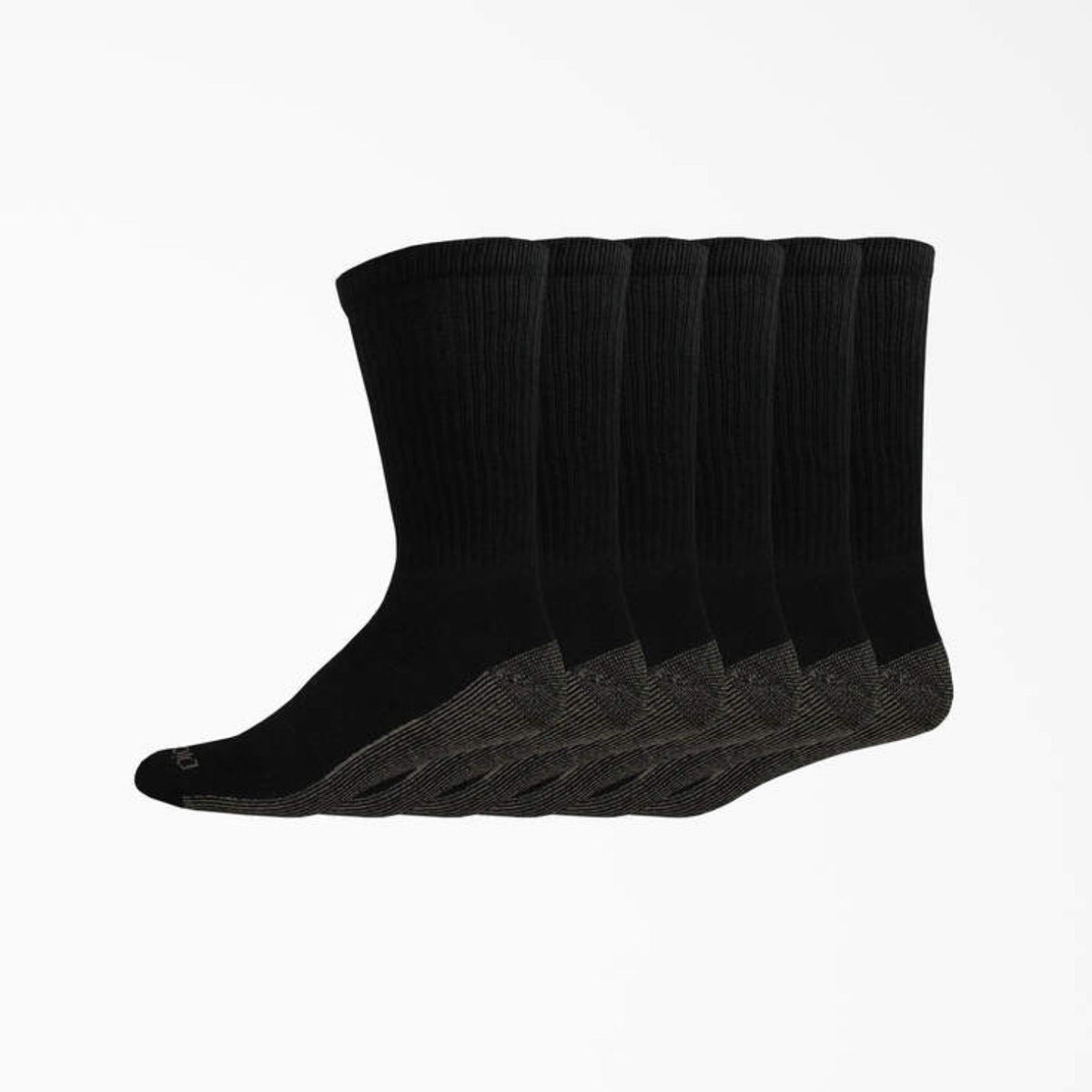 Dickies Dri-Tech 6-Pack Sock Socks Dickies Black/Grey OS