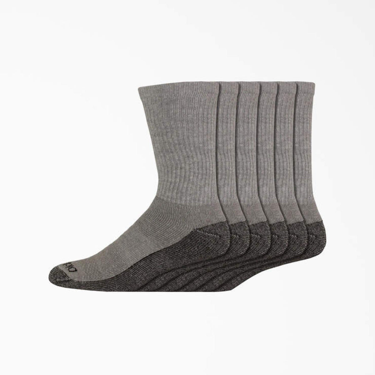 Dickies Dri-Tech 6-Pack Sock Socks Dickies Heather Grey OS