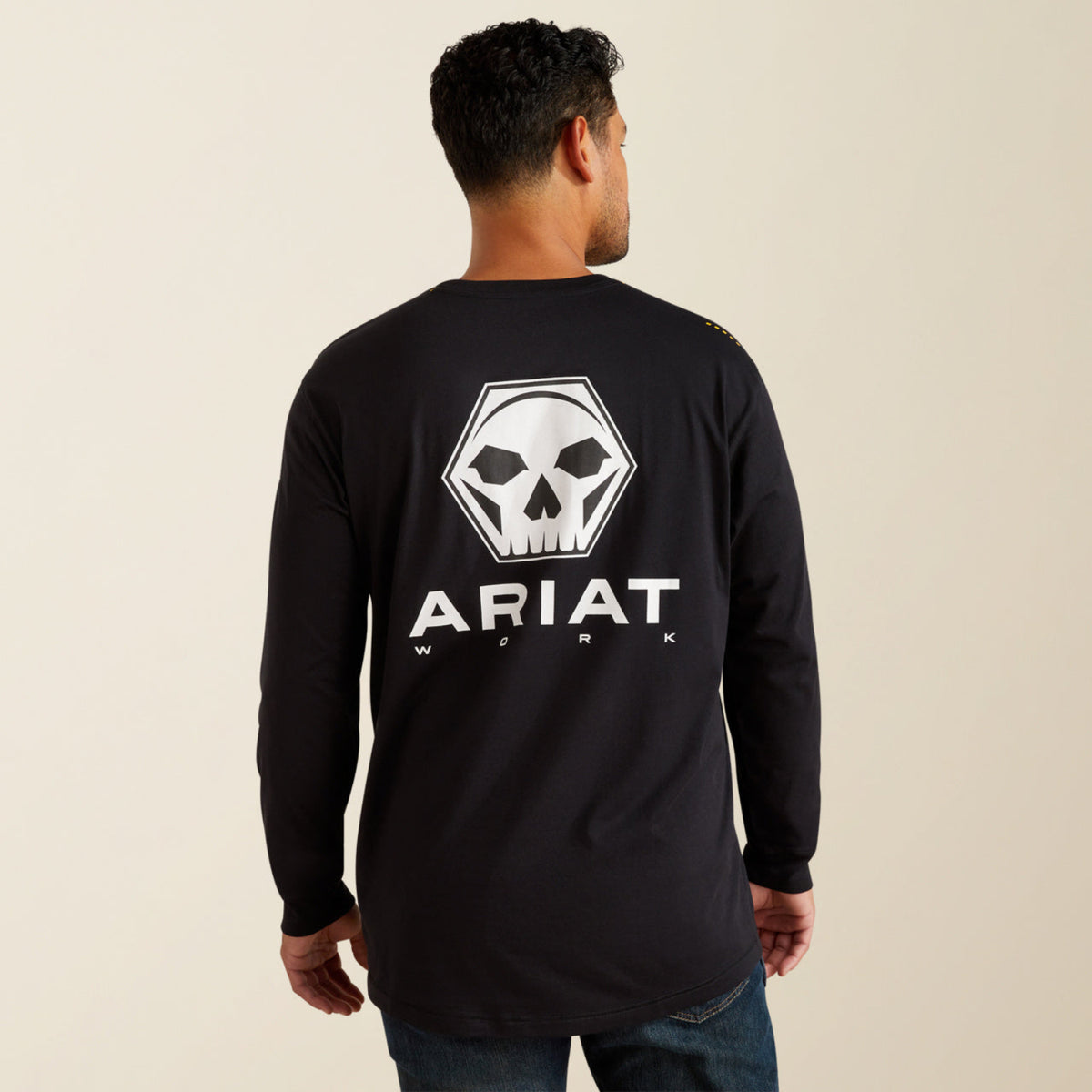Ariat Men's Rebar Workman Bolt Skull Graphic Long Sleeve Tee Long Sleeve T-Shirts Ariat