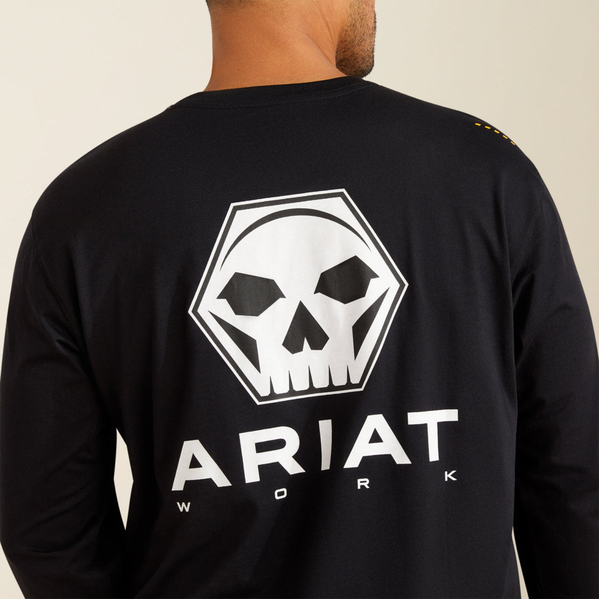 Ariat Men's Rebar Workman Bolt Skull Graphic Long Sleeve Tee Long Sleeve T-Shirts Ariat