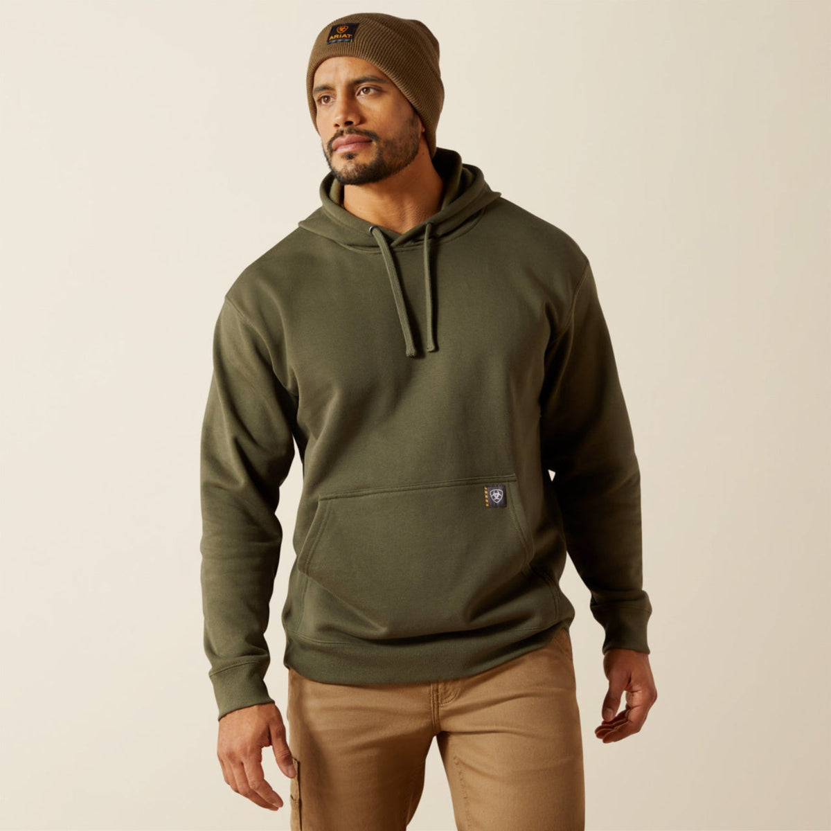 Ariat Men's Rebar Workman Hardhead Graphic Hoodie Sweatshirts & Hoodies Ariat Grape Leaf 2XL Reg