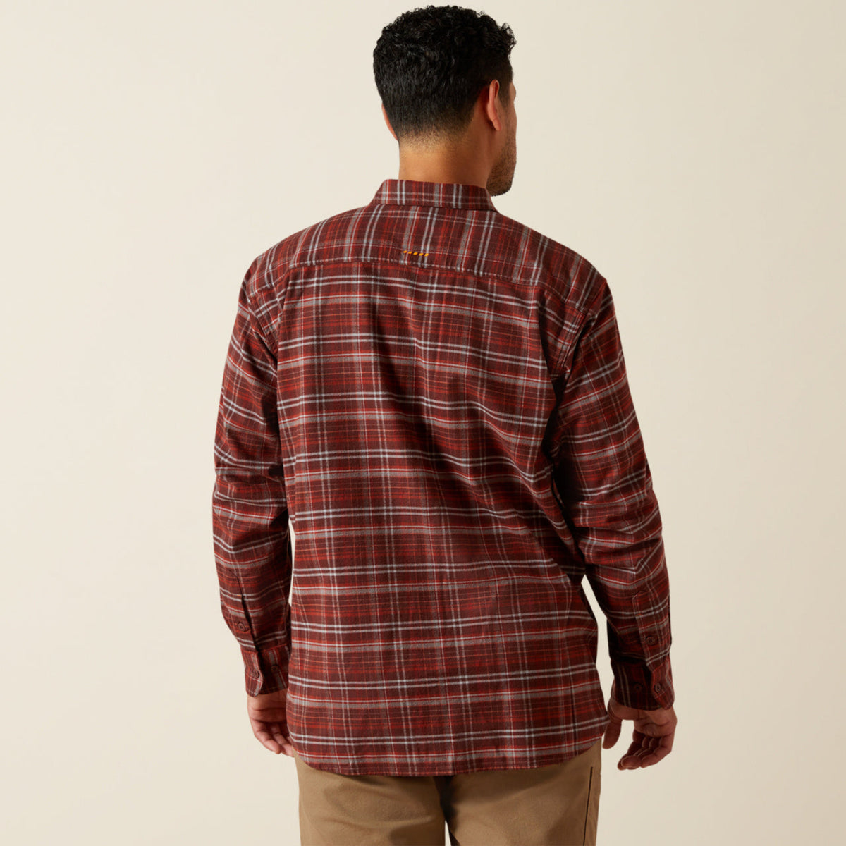 Ariat Men's Rebar™ Flannel DuraStretch™ Long Sleeve Work Shirt Work Shirts Ariat