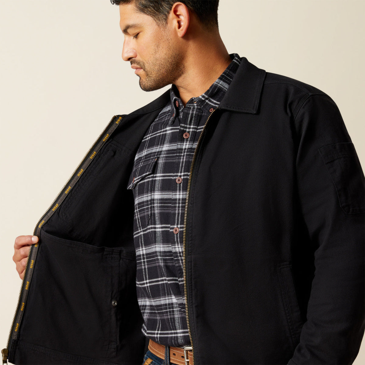 Ariat Men's Rebar Made Tough Canvas Shop Jacket Jackets & Coats Ariat