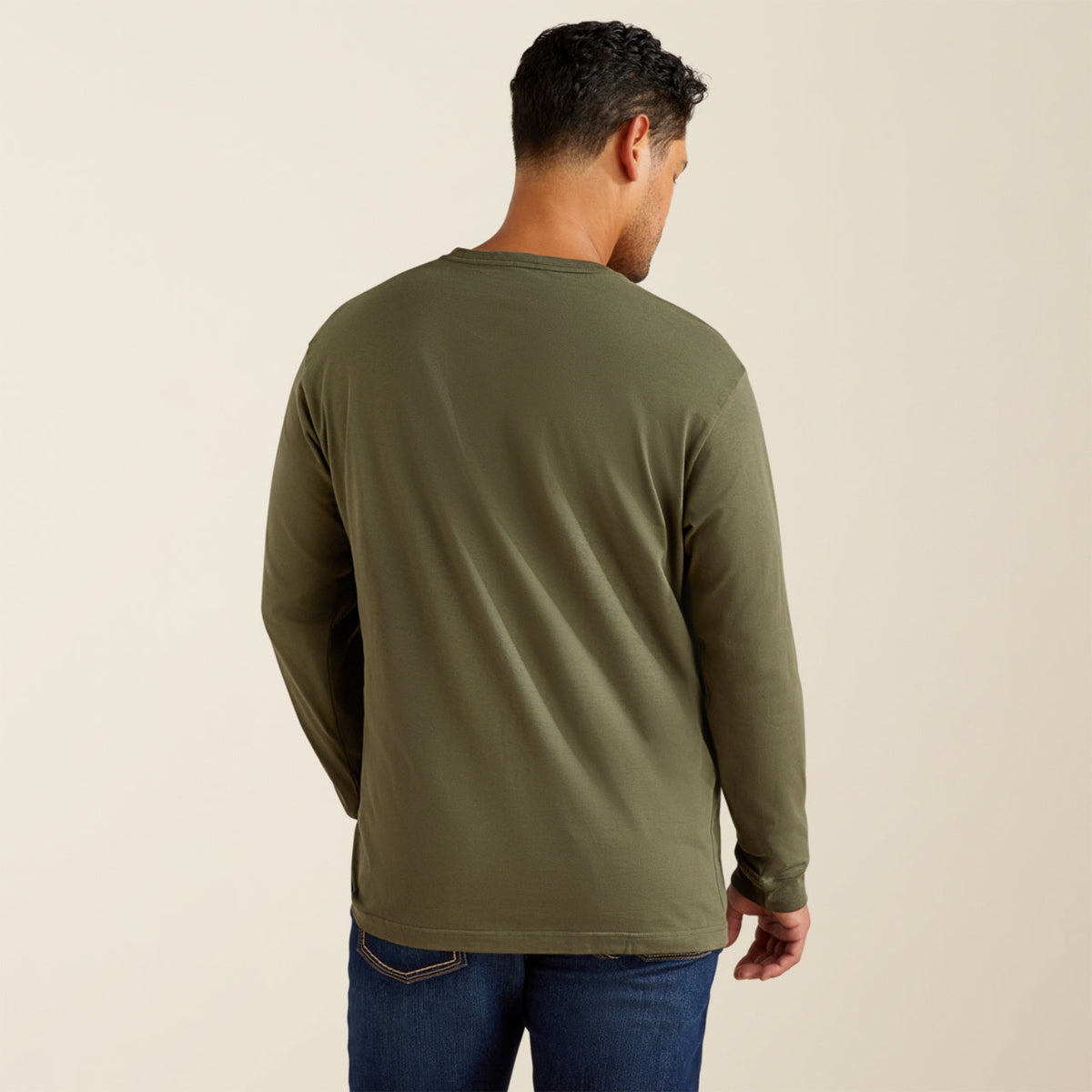 Ariat Men&#39;s Rebar Cotton Strong Graphic Long Sleeve T-Shirt - Work World - Workwear, Work Boots, Safety Gear