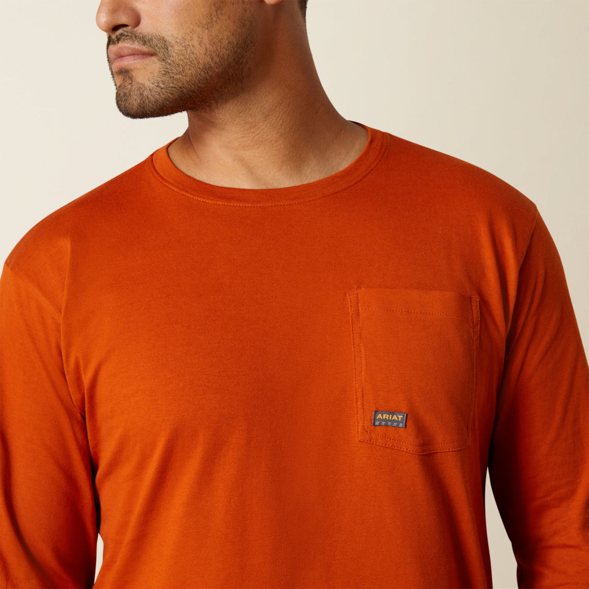 Ariat Men's Rebar® CottonStrong™ Graphic Long Sleeve Pocket T-Shirt Long Sleeve T-Shirts Ariat