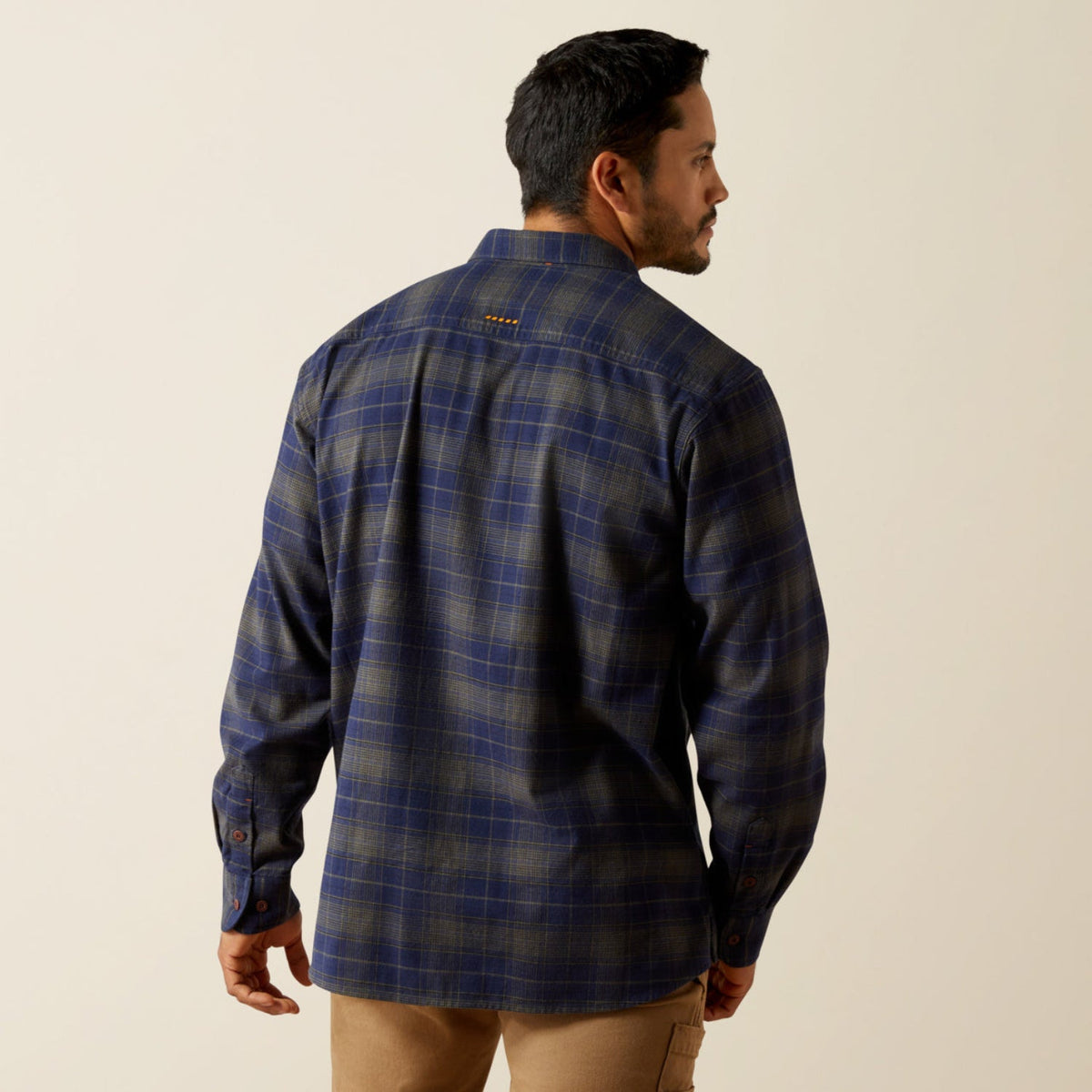 Ariat Men's Rebar™ Flannel DuraStretch Long Sleeve Work Shirt Work Shirts Ariat